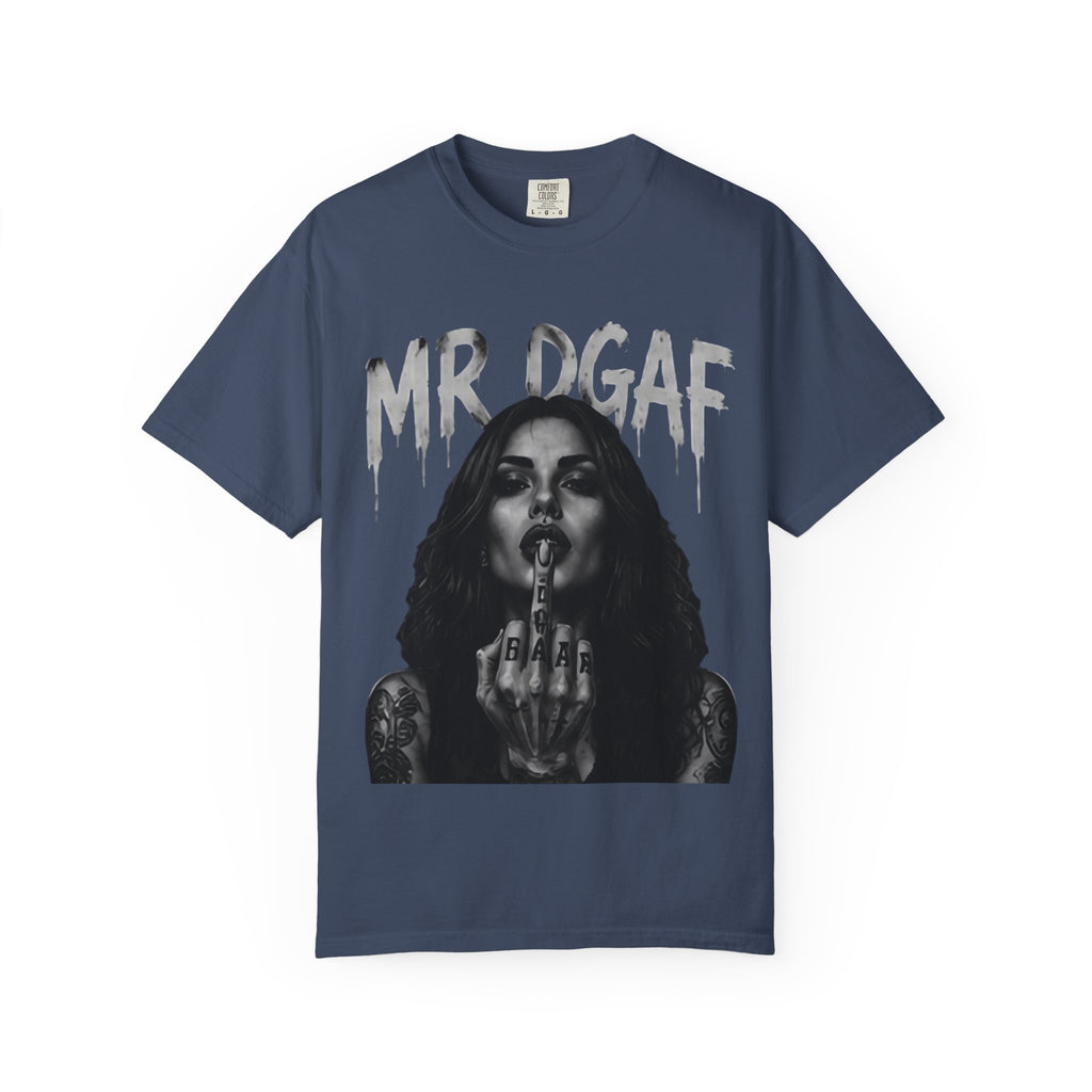 Mr DGAF Graphic T-Shirt — Edgy Middle Finger Streetwear Tee - mrdgaf.shop