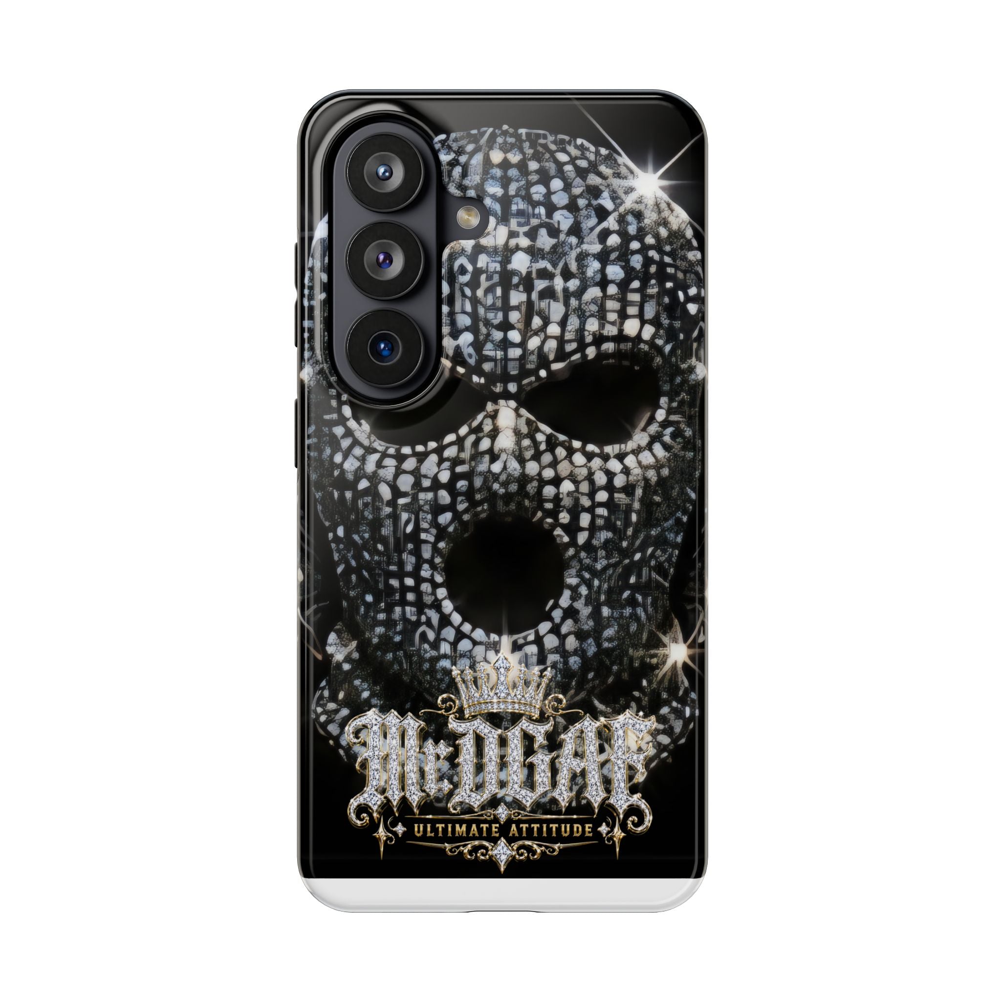 Skull Rhinestone Tough Phone Case — "Outlaw" Ultimate Attitude - mrdgaf.shop