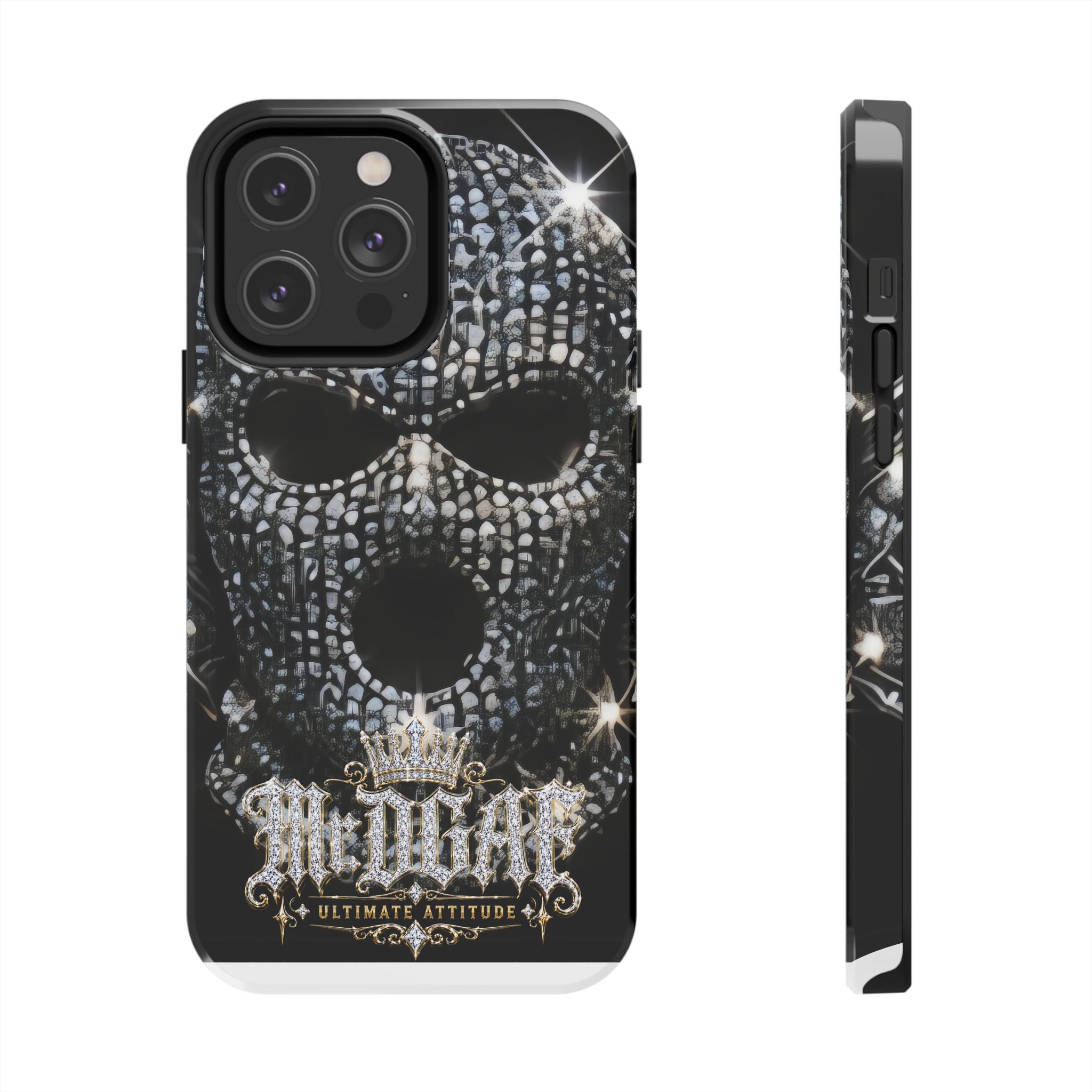 Skull Rhinestone Tough Phone Case — "Outlaw" Ultimate Attitude - mrdgaf.shop