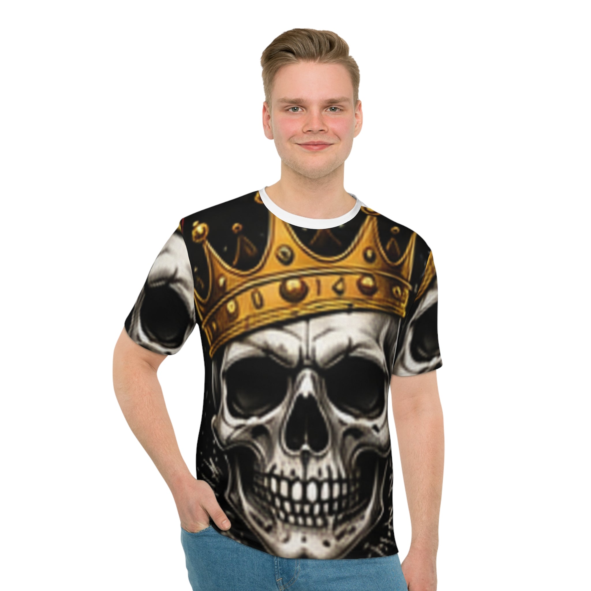 Skull King T-Shirt — "MR DGAF I'm Banned in 5 Countries" Graphic Tee