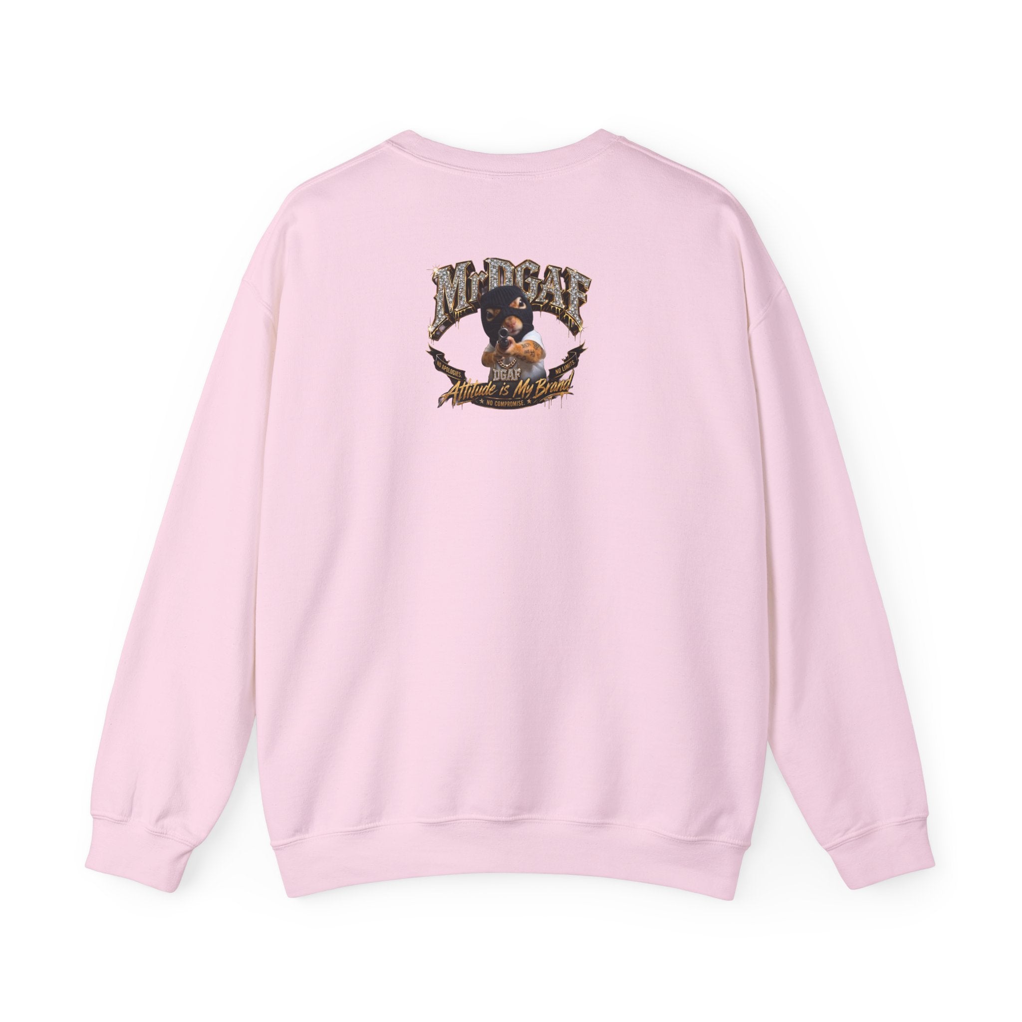 Legendary Bitch Graphic Sweatshirt – Bold Rhinestone-Style Crewneck for Women