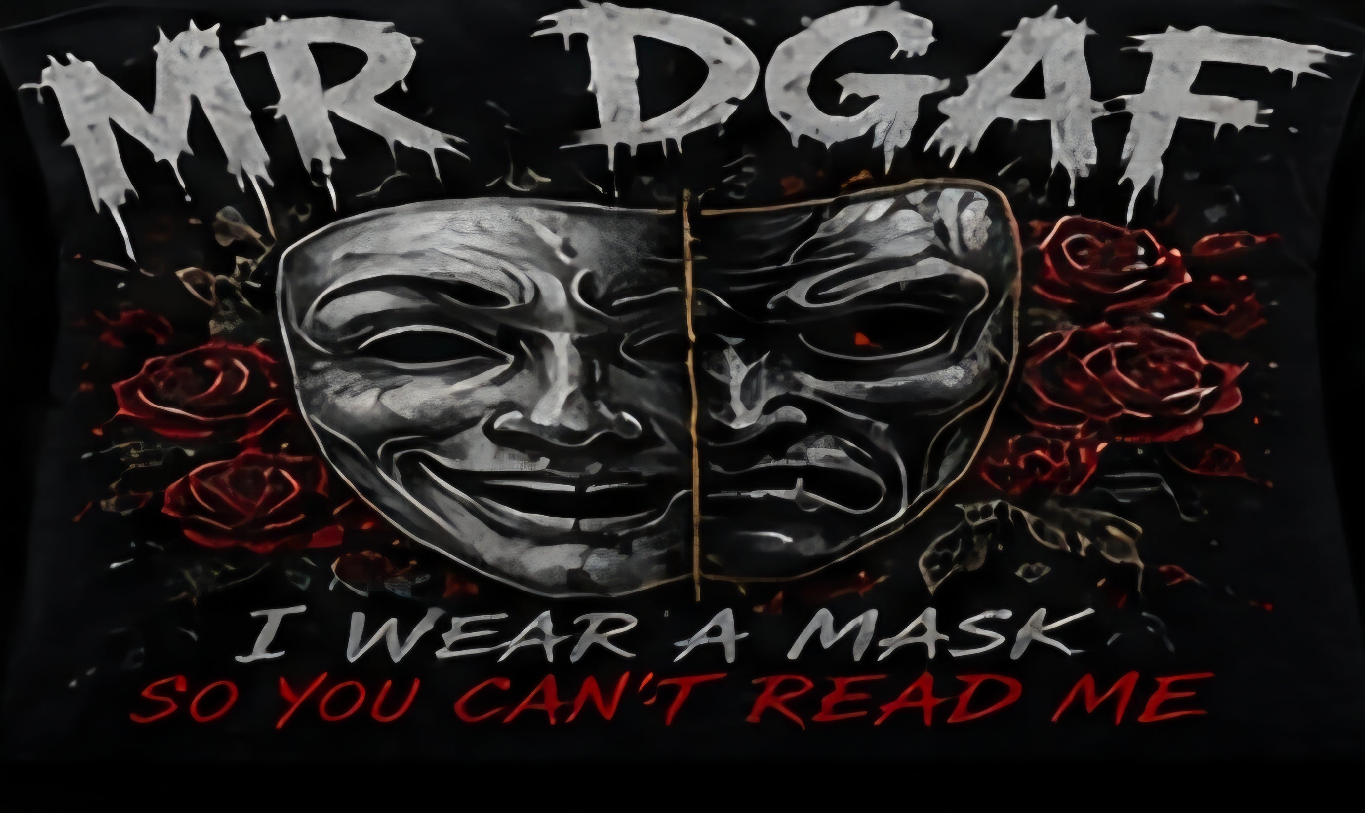 Fine Art Poster — 'Loyal to None' Masked Gunman Dark Urban Art Print