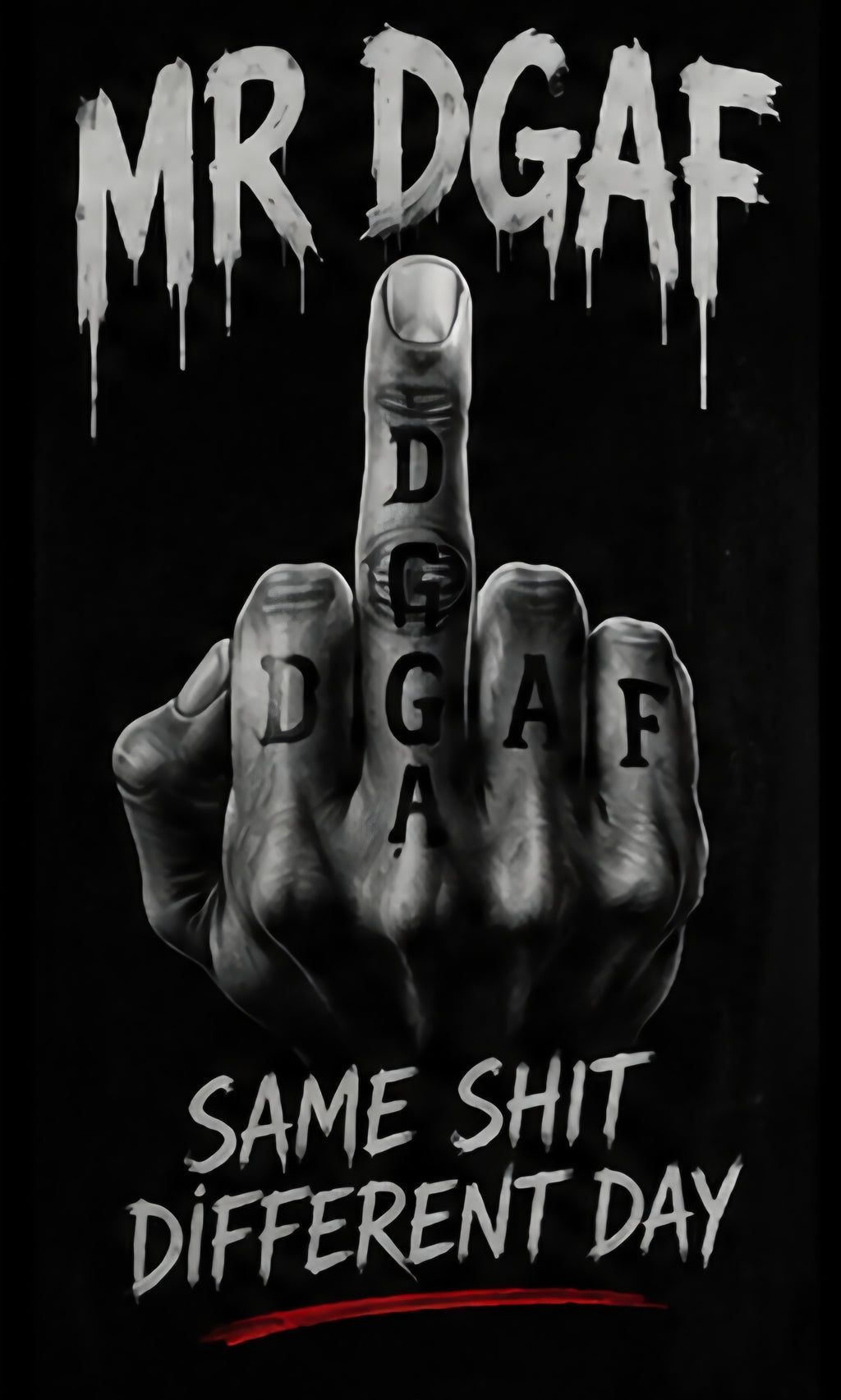 Fine Art Poster — 'Loyal to None' Masked Gunman Dark Urban Art Print