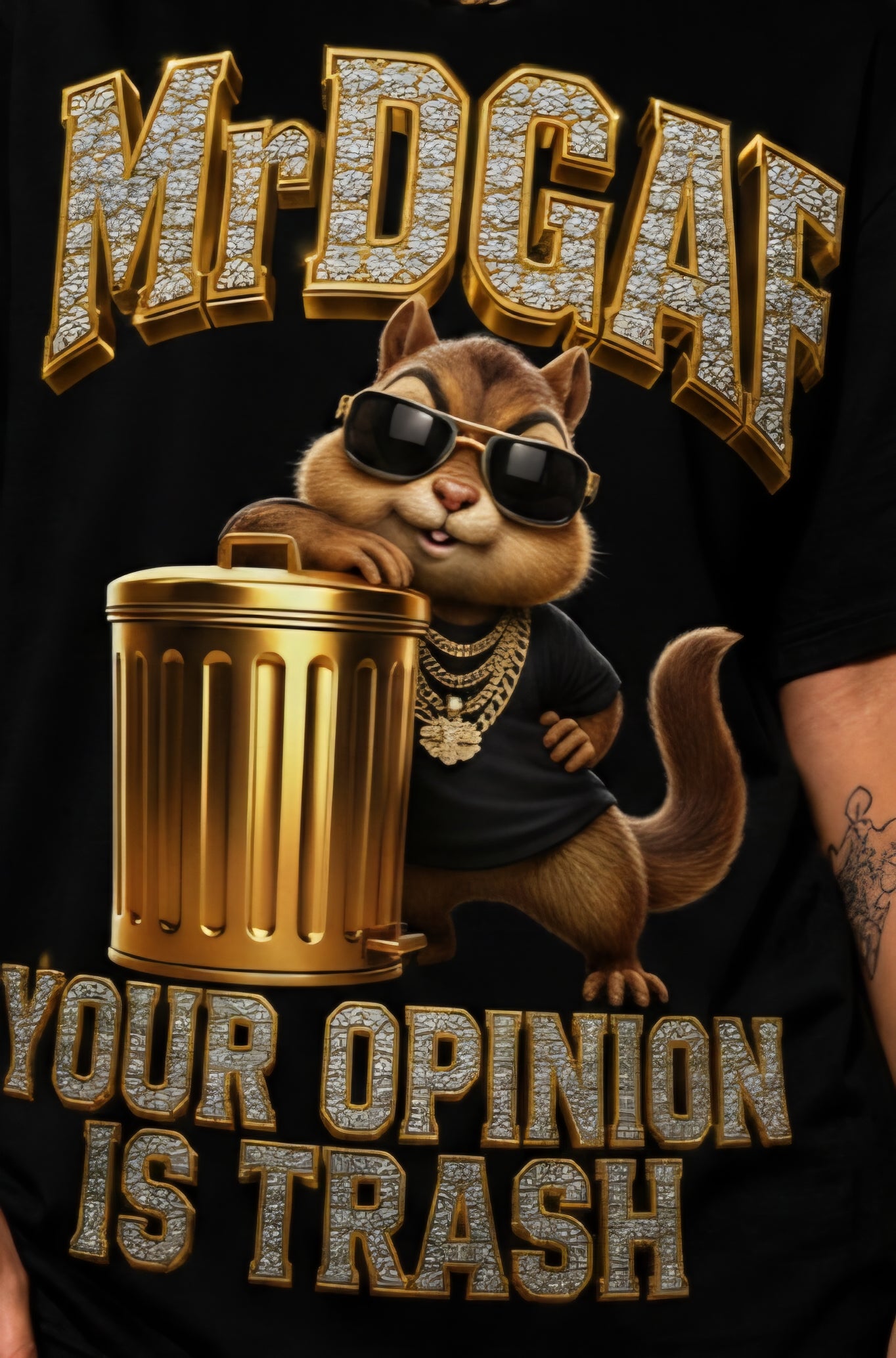 Kids 'McDogga Unstoppable Rebel' Graphic Tee – “Don't Bark At Me”
