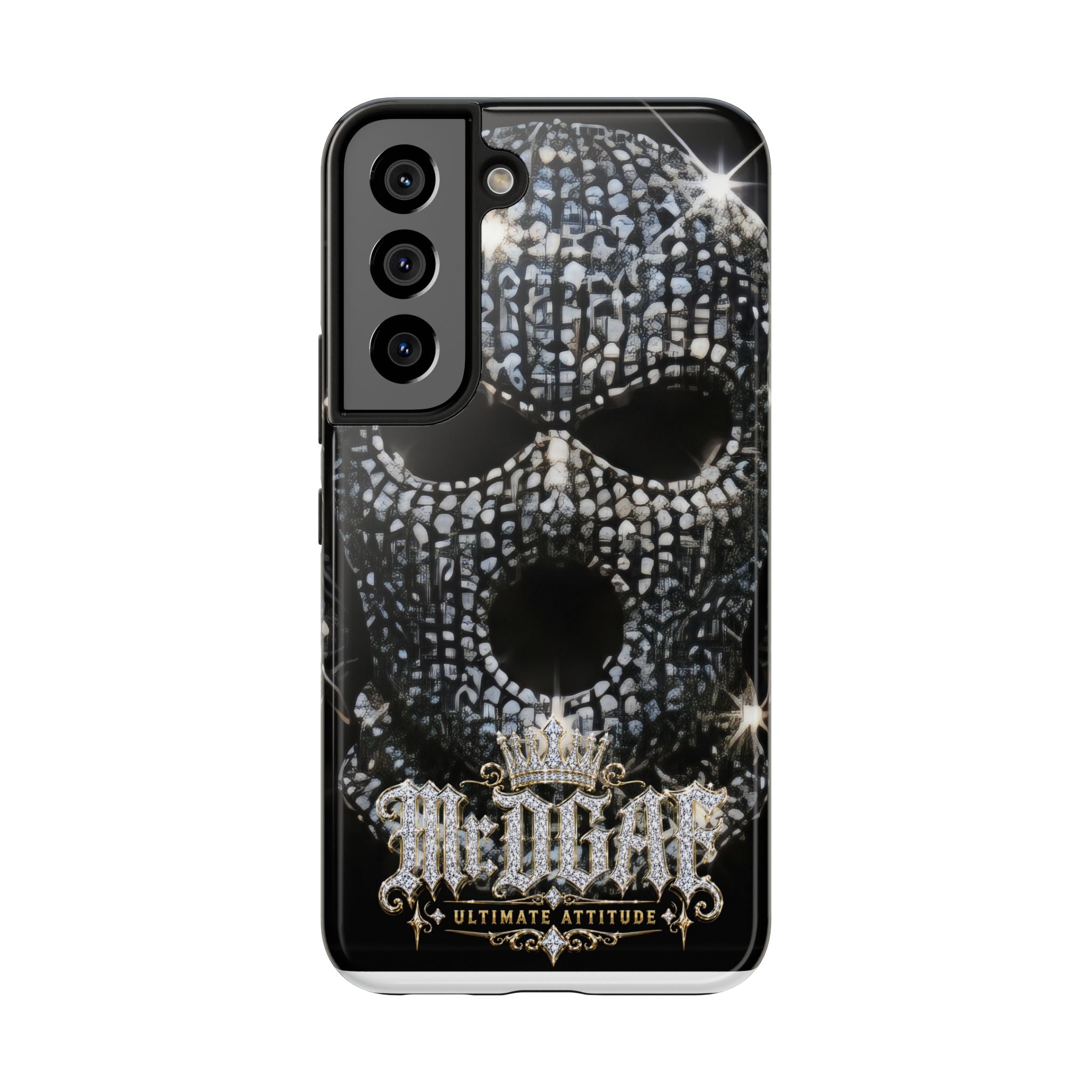 Skull Rhinestone Tough Phone Case — "Outlaw" Ultimate Attitude - mrdgaf.shop