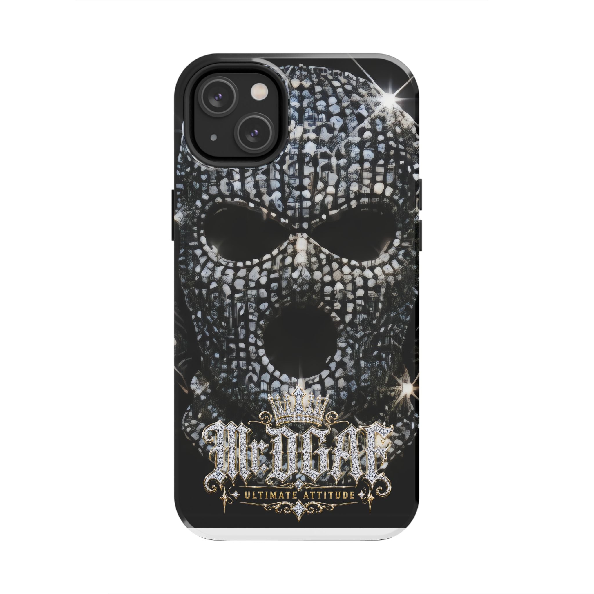 Skull Rhinestone Tough Phone Case — "Outlaw" Ultimate Attitude - mrdgaf.shop
