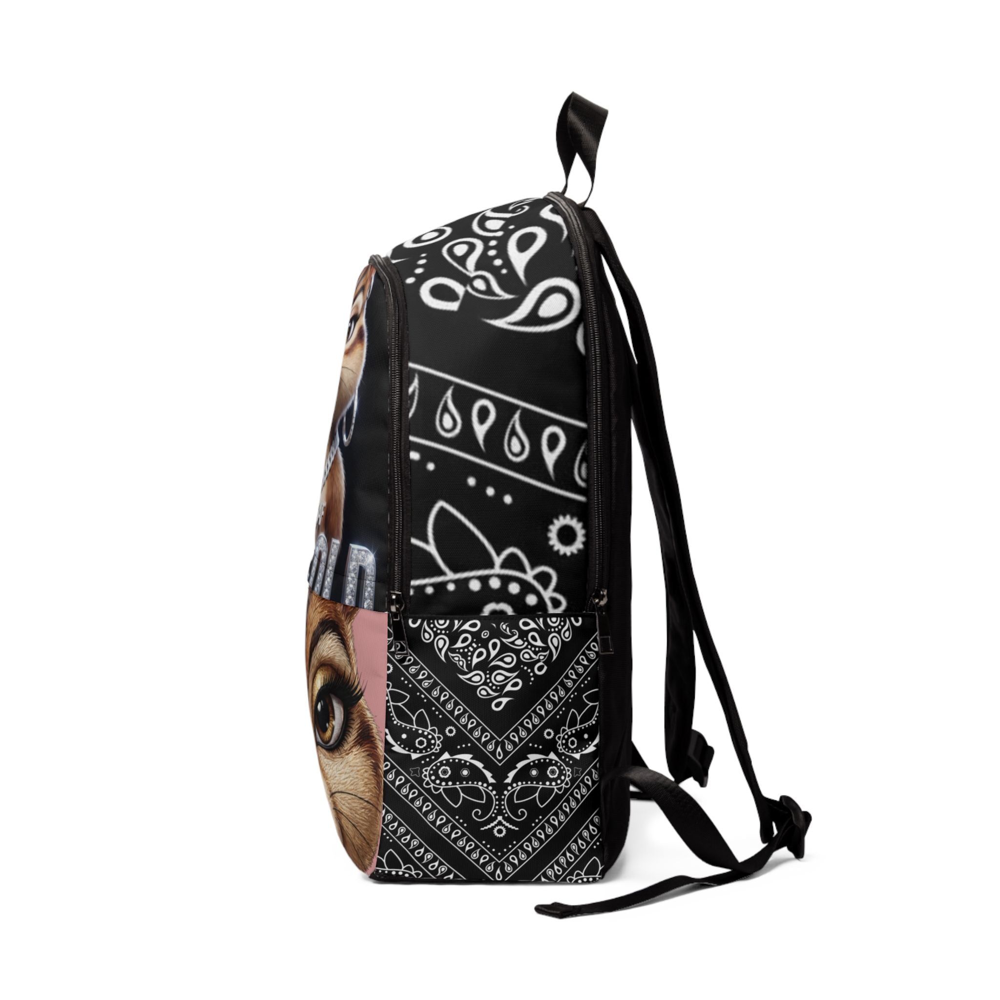 Girls school bag Ice Cold Chipmunk Backpack — Cute Cartoon Animal School Bag with Bandana Design