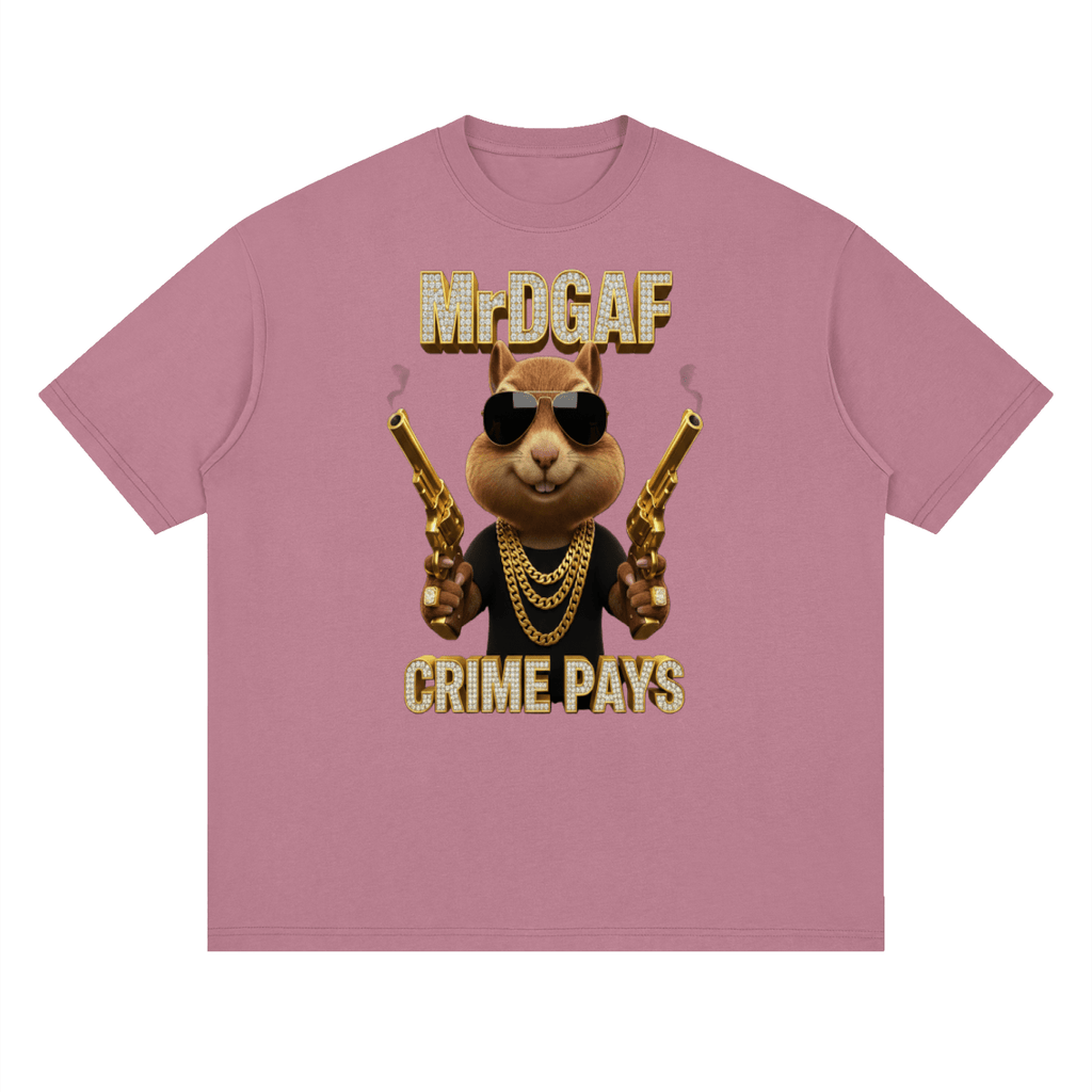 Crime Pays Graphic Tee — Mr. DGAF Dark Streetwear - mrdgaf.shop