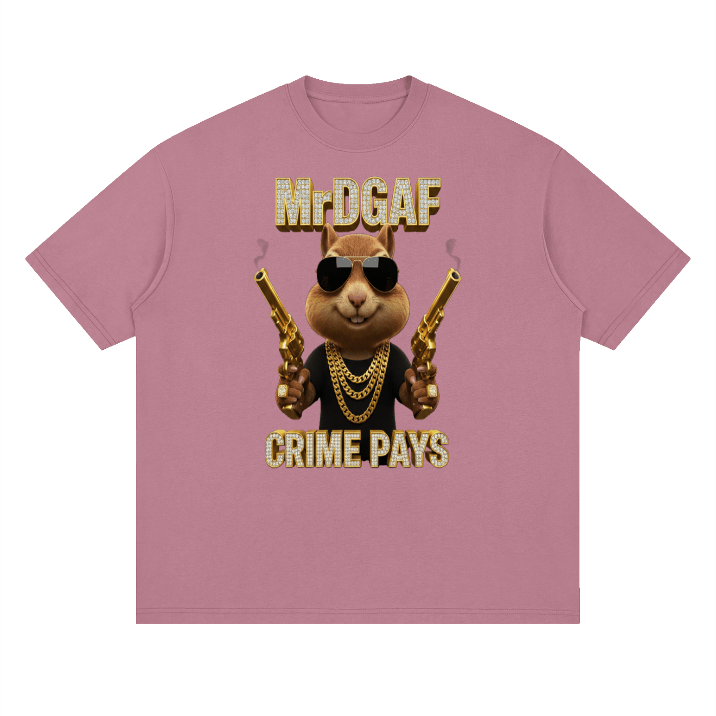 Crime Pays Graphic Tee — Mr. DGAF Dark Streetwear - mrdgaf.shop