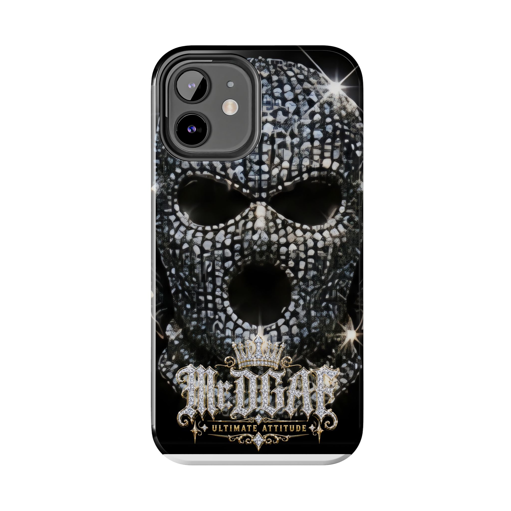 Skull Rhinestone Tough Phone Case — "Outlaw" Ultimate Attitude - mrdgaf.shop