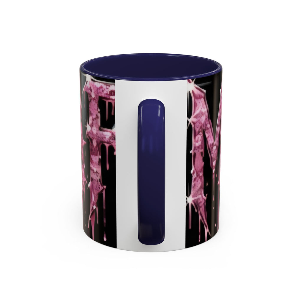 Dripping Pink Glitter Gothic Mug — Accent Coffee Cup (11/15oz) - mrdgaf.shop