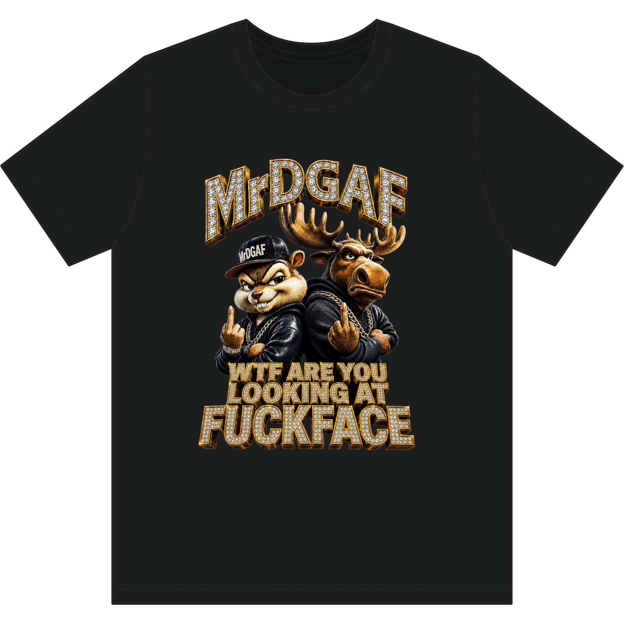 Graphic Tee — 'WTF Are You Looking at Fuckface' & 'I'm a Bitch & Fucking Love It' Bold Statement Shirt - mrdgaf.shop