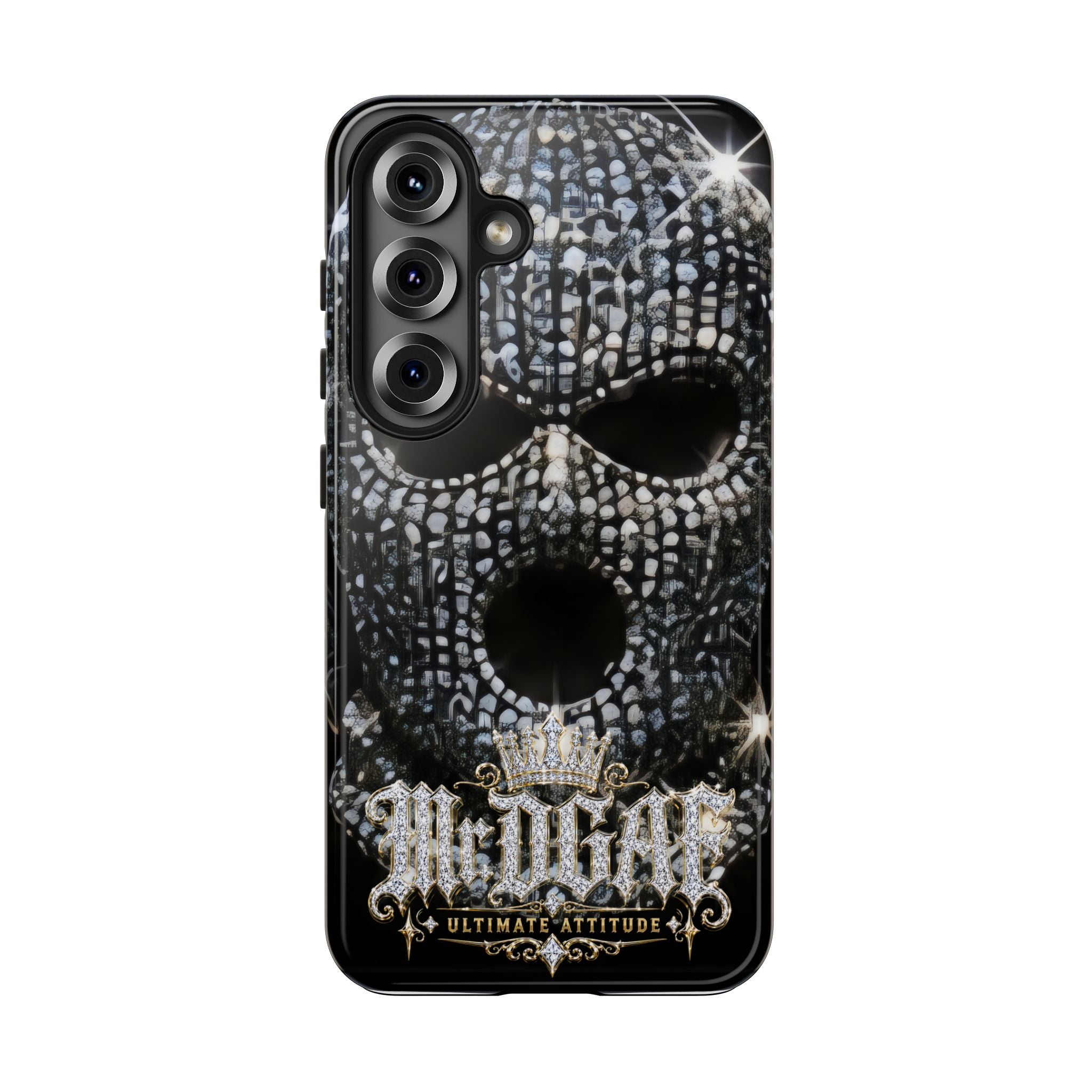 Skull Rhinestone Tough Phone Case — "Outlaw" Ultimate Attitude - mrdgaf.shop
