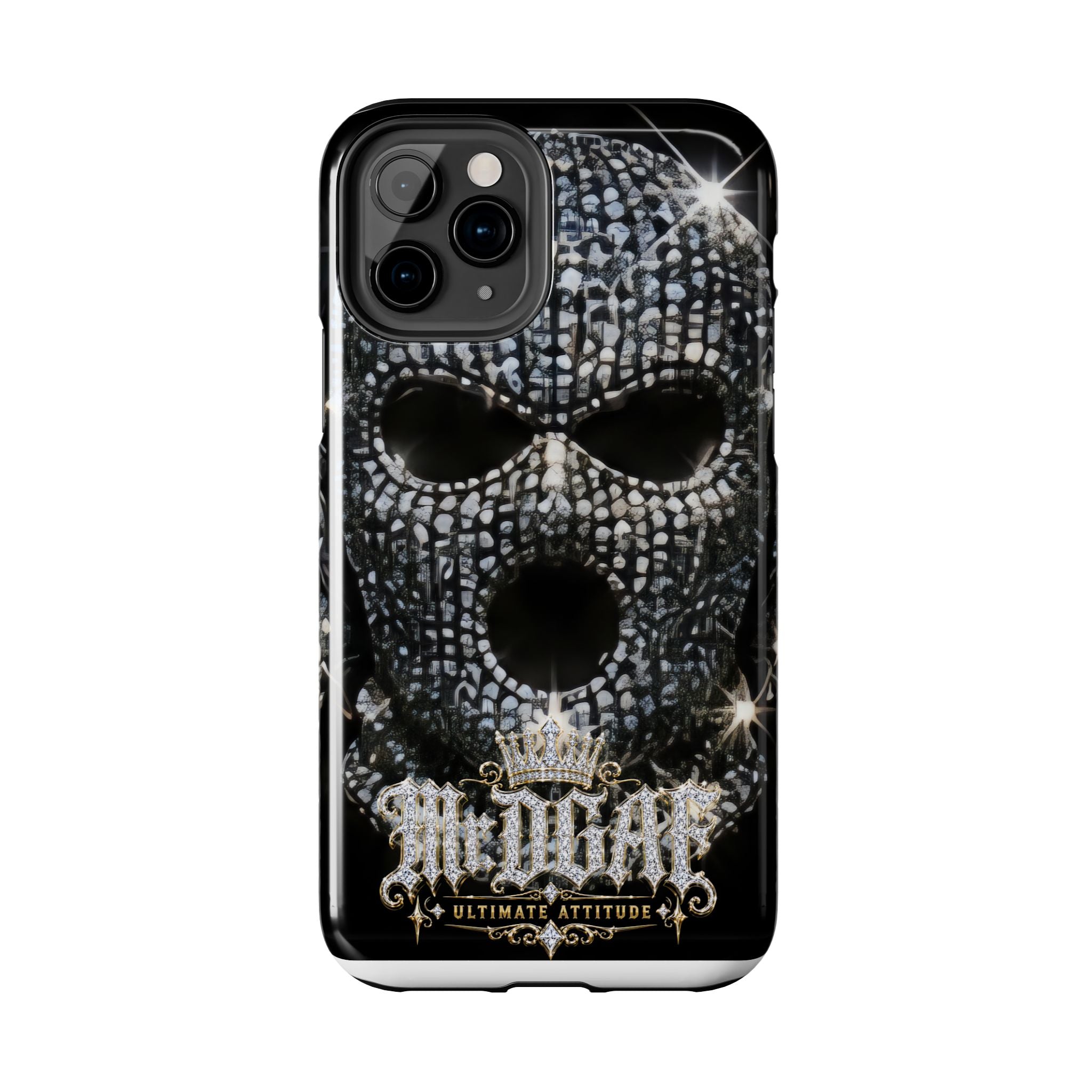Skull Rhinestone Tough Phone Case — "Outlaw" Ultimate Attitude - mrdgaf.shop
