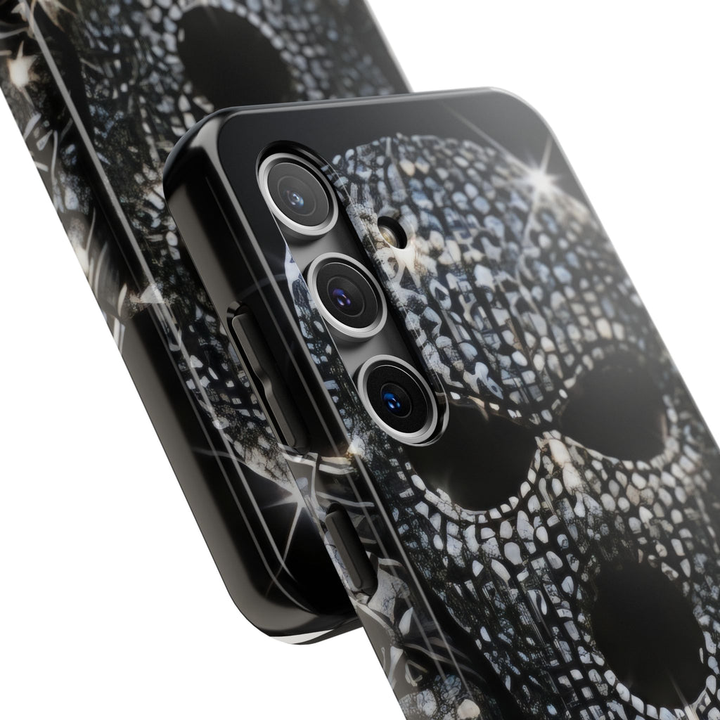 Skull Rhinestone Tough Phone Case — "Outlaw" Ultimate Attitude - mrdgaf.shop