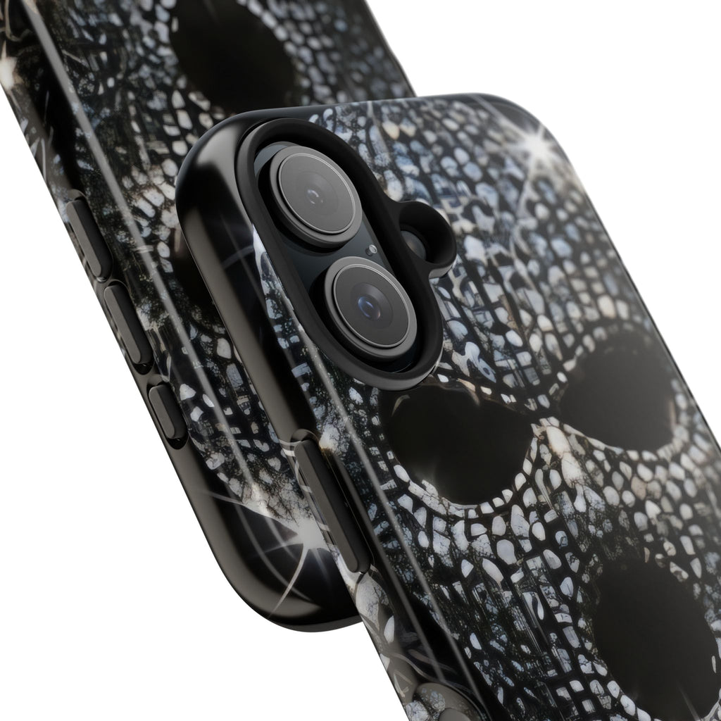 Skull Rhinestone Tough Phone Case — "Outlaw" Ultimate Attitude - mrdgaf.shop