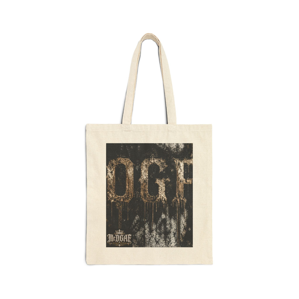Skull King Tote Bag — Dark Vintage Crown Graphic Cotton Canvas Tote - mrdgaf.shop