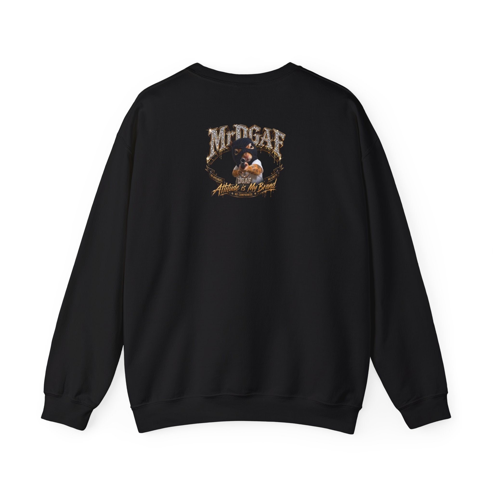Legendary Bitch Graphic Sweatshirt – Bold Rhinestone-Style Crewneck for Women