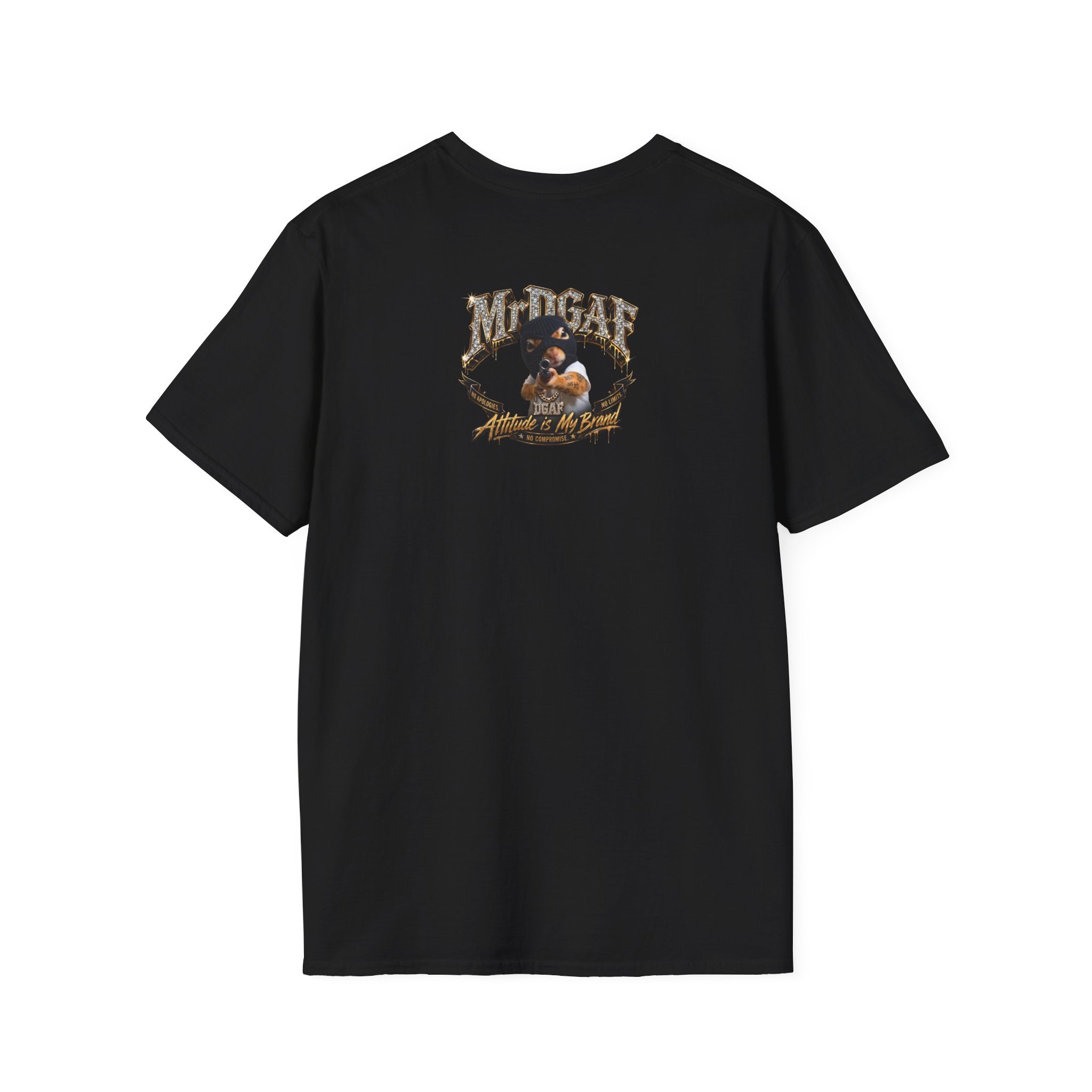 Keep Walking Asshole T-Shirt — Bold Retro Marquee Text Tee