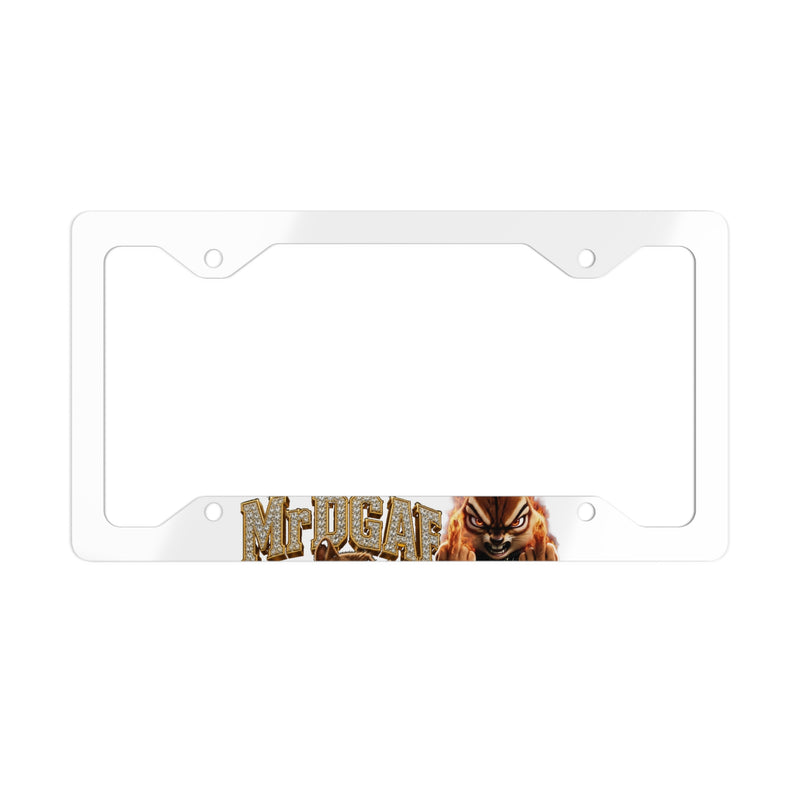 Custom Metal License Plate Frame — Slim Stainless Steel Car Tag Holder - mrdgaf.shop