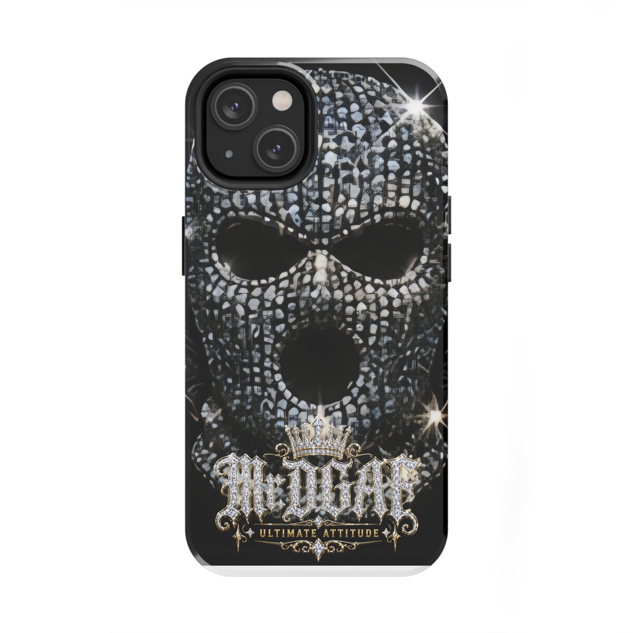 Skull Rhinestone Tough Phone Case — "Outlaw" Ultimate Attitude - mrdgaf.shop