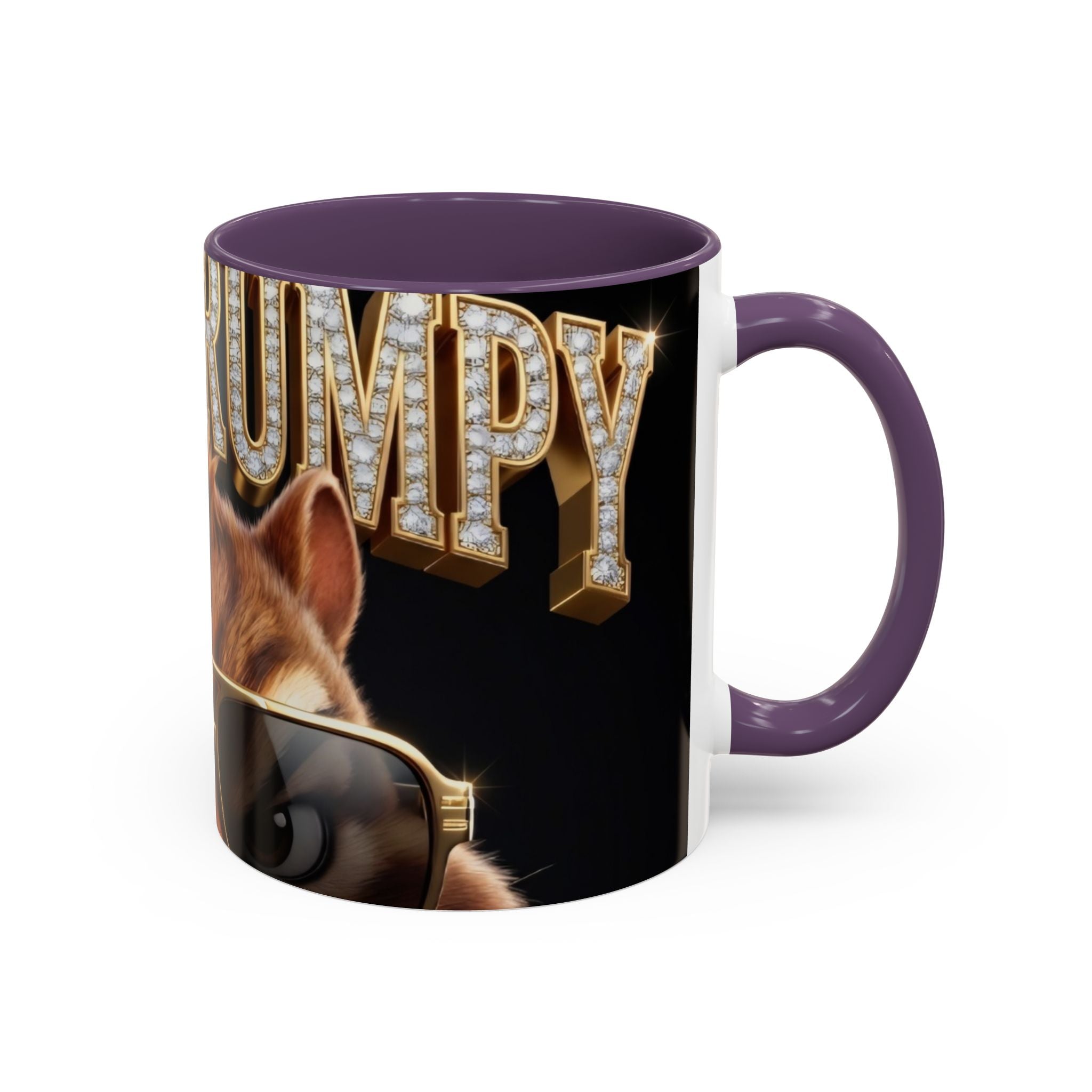 Coffee Mug – "Grumpy" Cool Sunglasses Squirrel Accent Mug (11/15oz)
