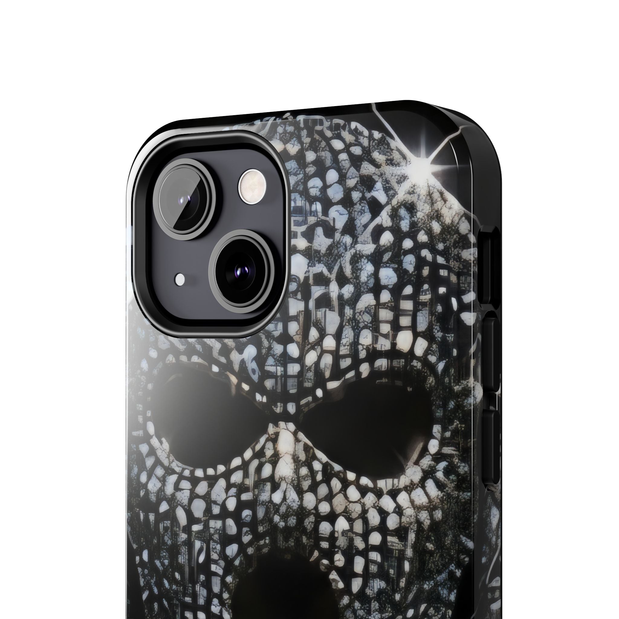 Skull Rhinestone Tough Phone Case — "Outlaw" Ultimate Attitude - mrdgaf.shop