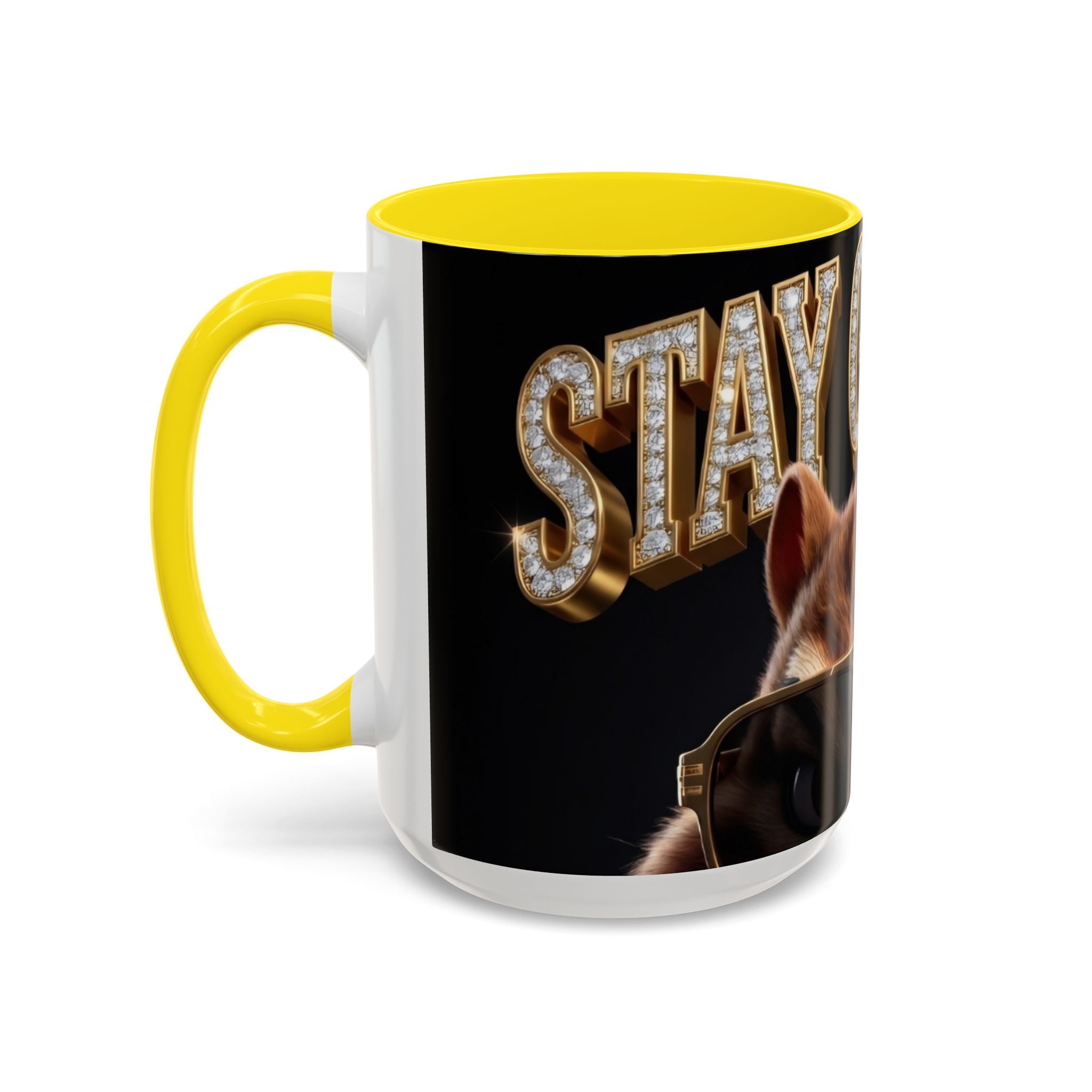 Coffee Mug – "Grumpy" Cool Sunglasses Squirrel Accent Mug (11/15oz)