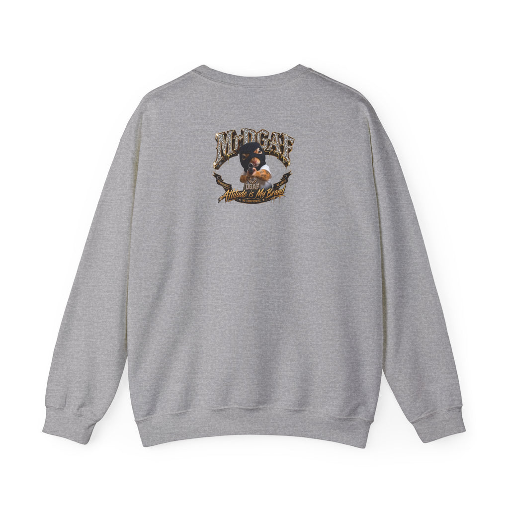 Legendary Bitch Graphic Sweatshirt – Bold Rhinestone-Style Crewneck for Women