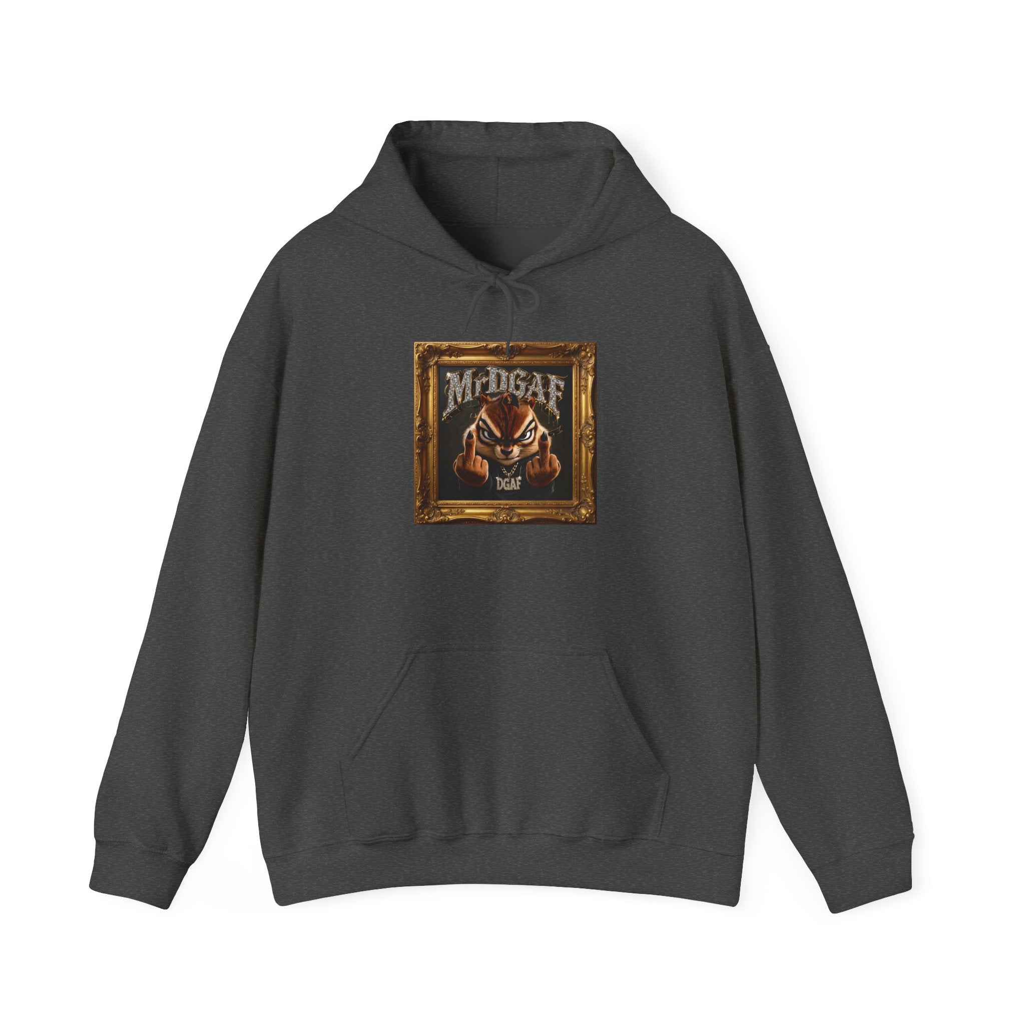 Zero Fucks Given Hoodie — Bold Marquee Lettering Graphic Pullover