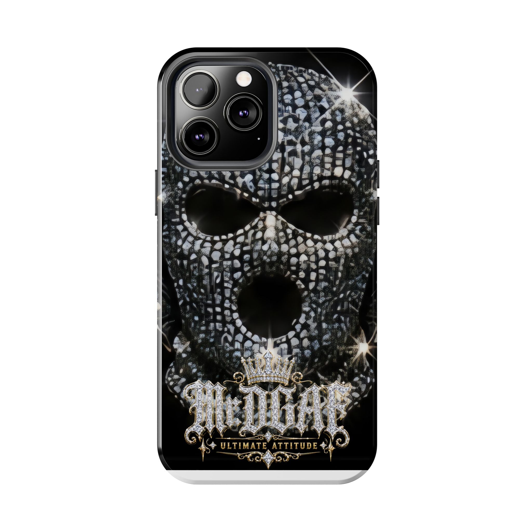 Skull Rhinestone Tough Phone Case — "Outlaw" Ultimate Attitude - mrdgaf.shop