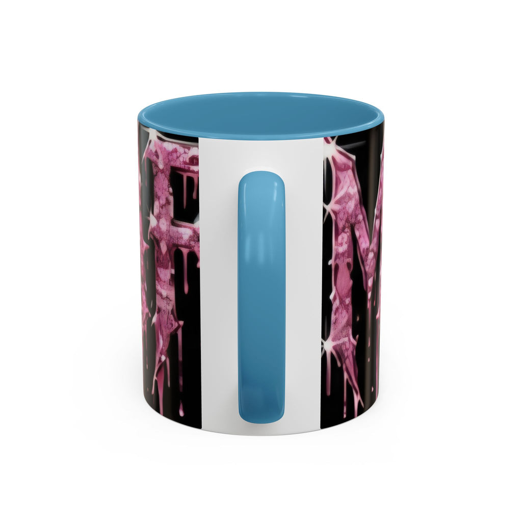 Dripping Pink Glitter Gothic Mug — Accent Coffee Cup (11/15oz) - mrdgaf.shop