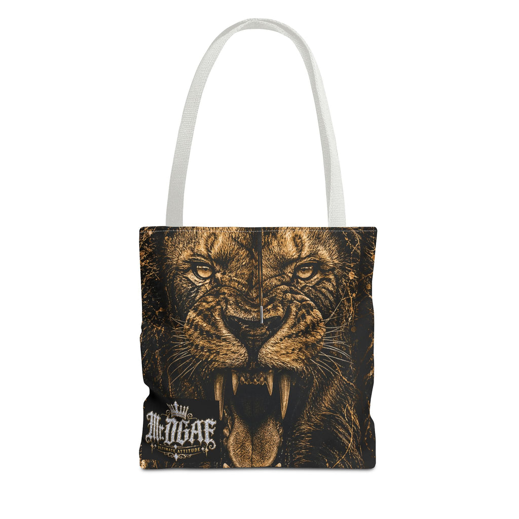 Roaring Lion Tote Bag – Vintage Fierce Animal Print Everyday Tote - mrdgaf.shop