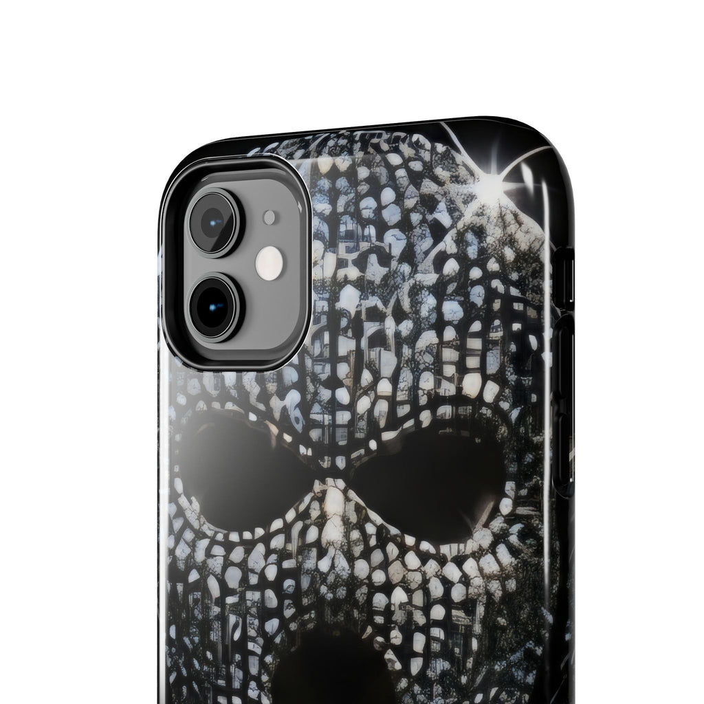 Skull Rhinestone Tough Phone Case — "Outlaw" Ultimate Attitude - mrdgaf.shop