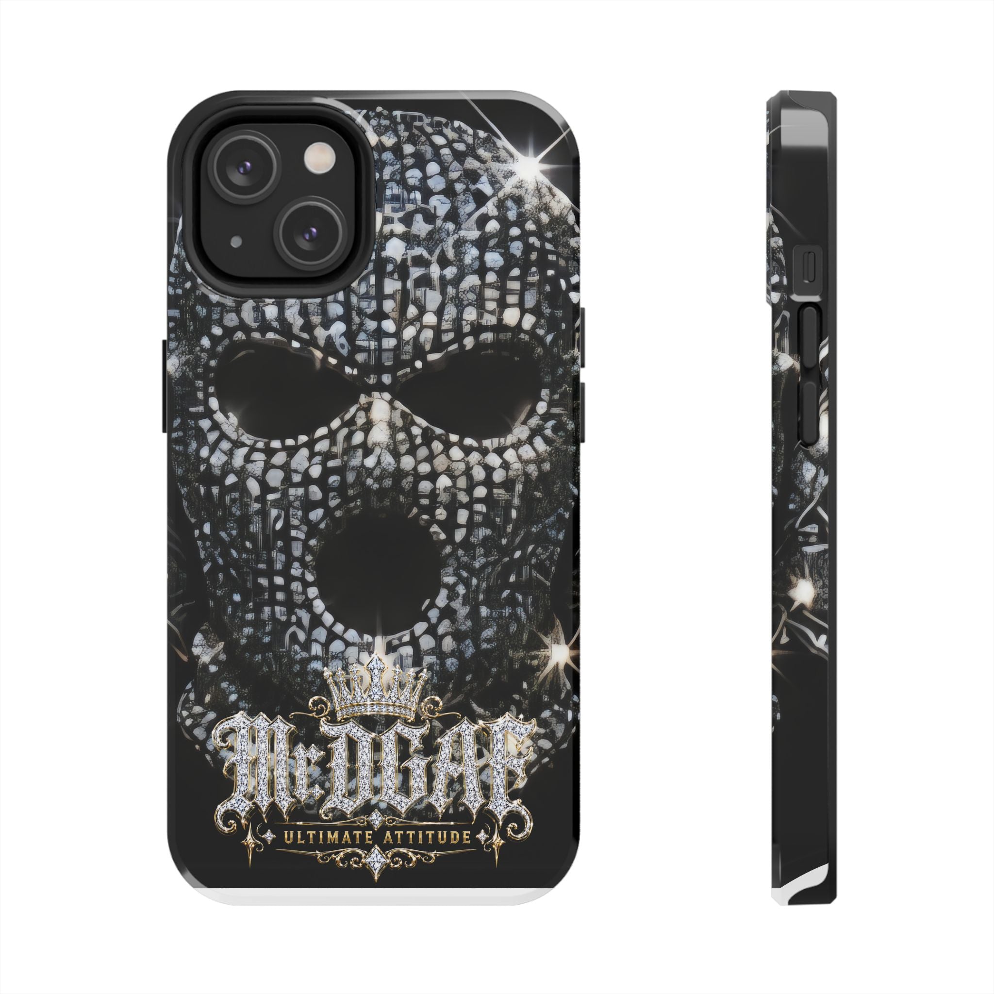 Skull Rhinestone Tough Phone Case — "Outlaw" Ultimate Attitude - mrdgaf.shop