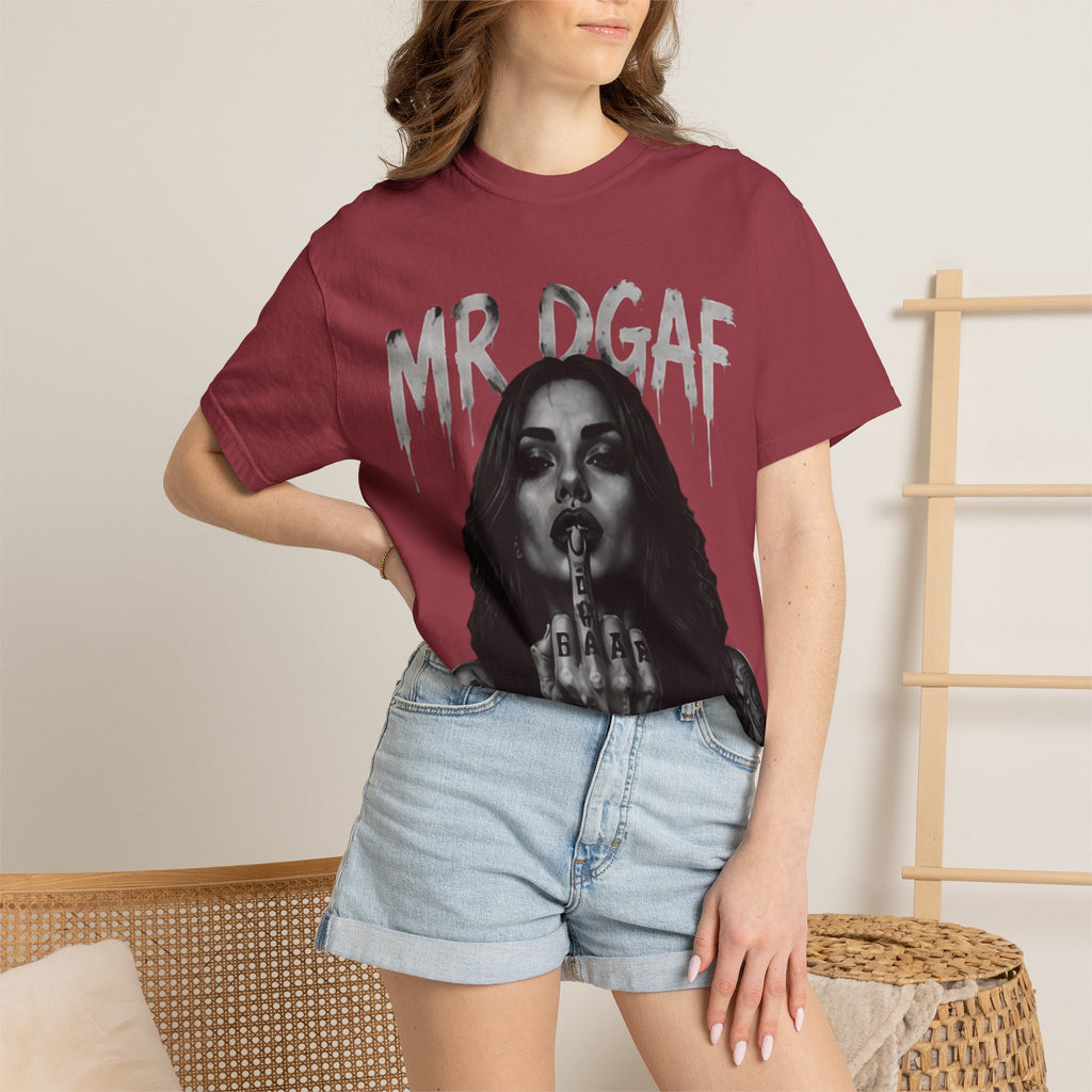 Mr DGAF Graphic T-Shirt — Edgy Middle Finger Streetwear Tee - mrdgaf.shop
