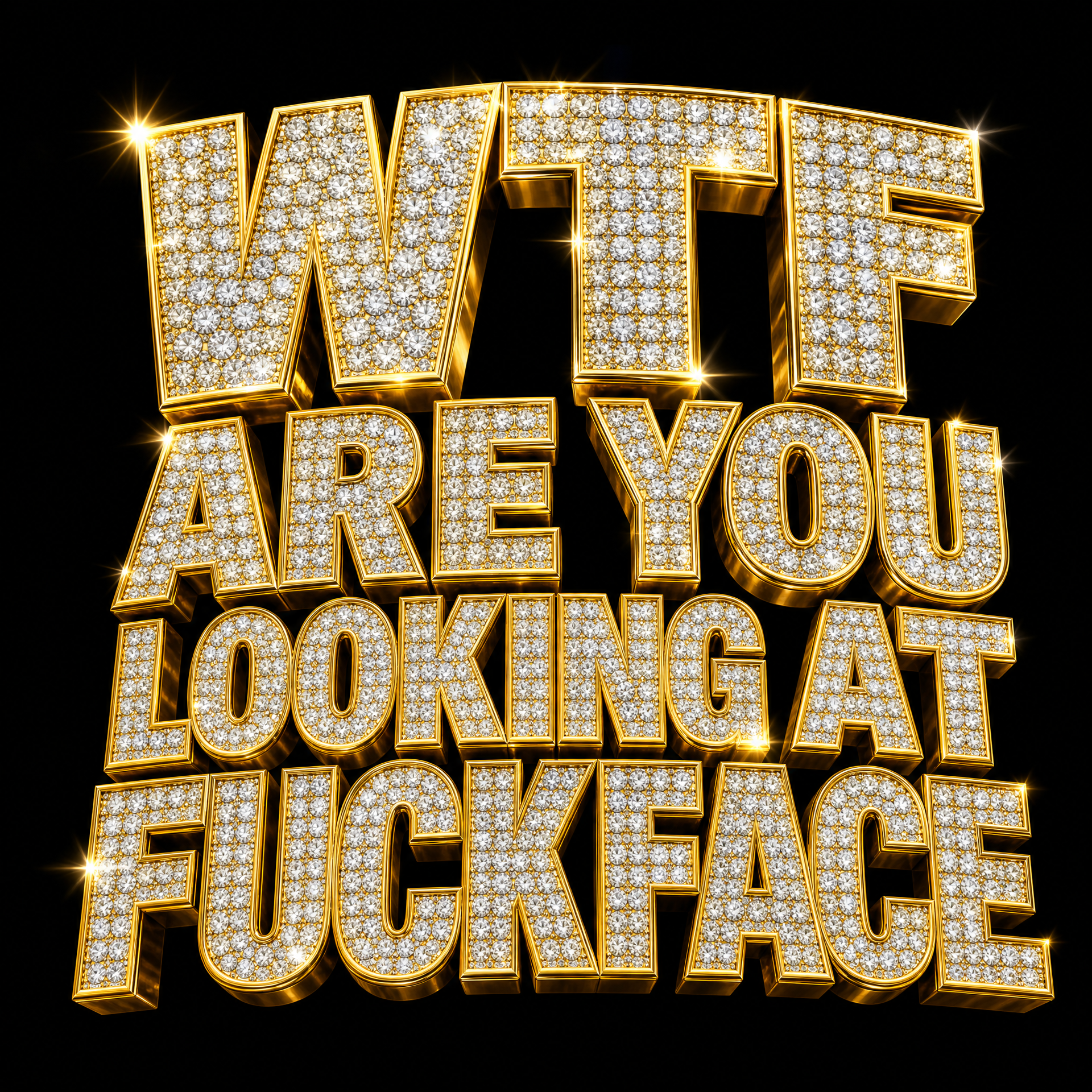 Kiss-Cut Vinyl Decal — Edgy 'Mr DGAF' Middle Finger Graphic Sticker (F*** You)