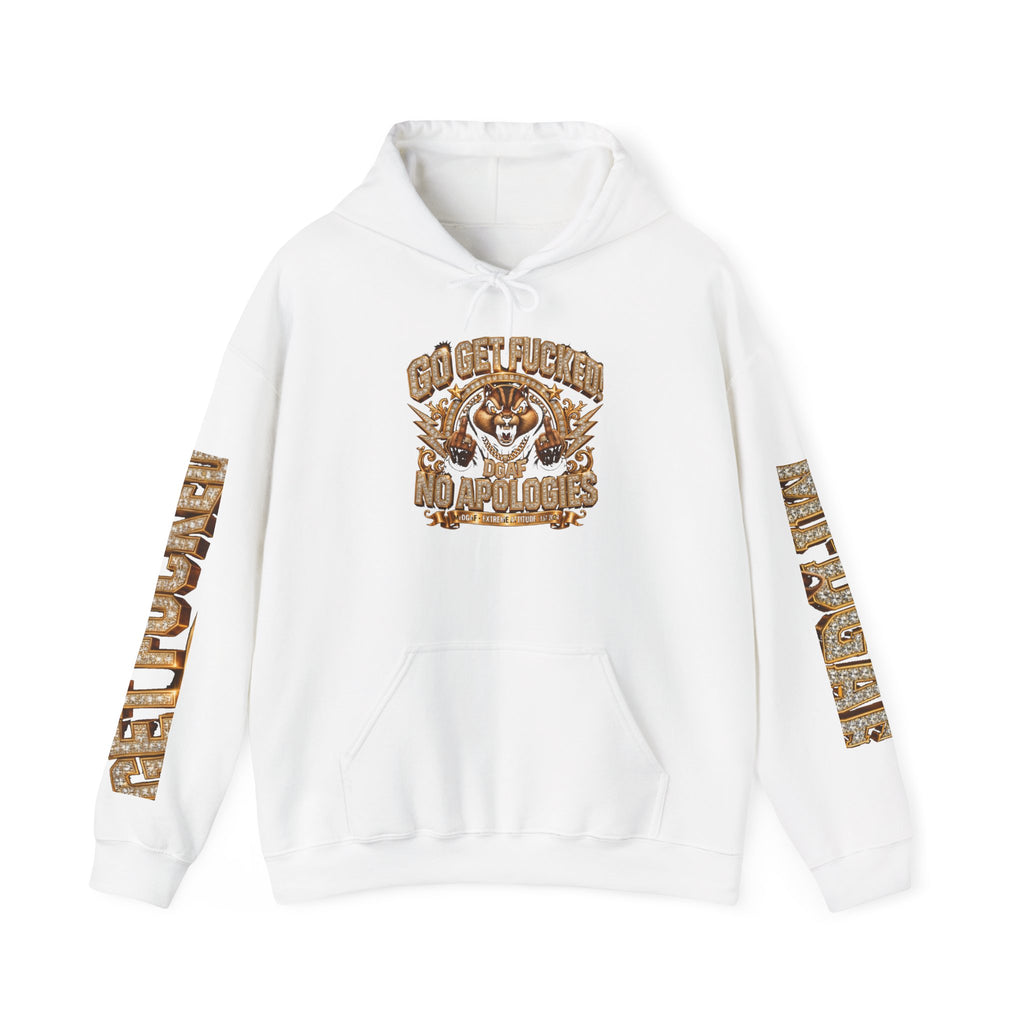 Graphic Hoodie - 'Go Get F***ed' Cartoon Chipmunk Streetwear