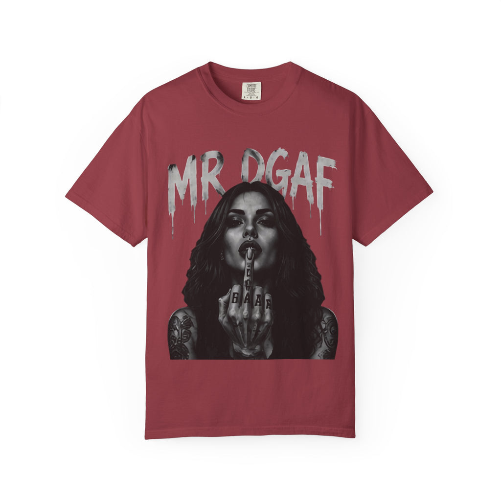 Mr DGAF Graphic T-Shirt — Edgy Middle Finger Streetwear Tee - mrdgaf.shop