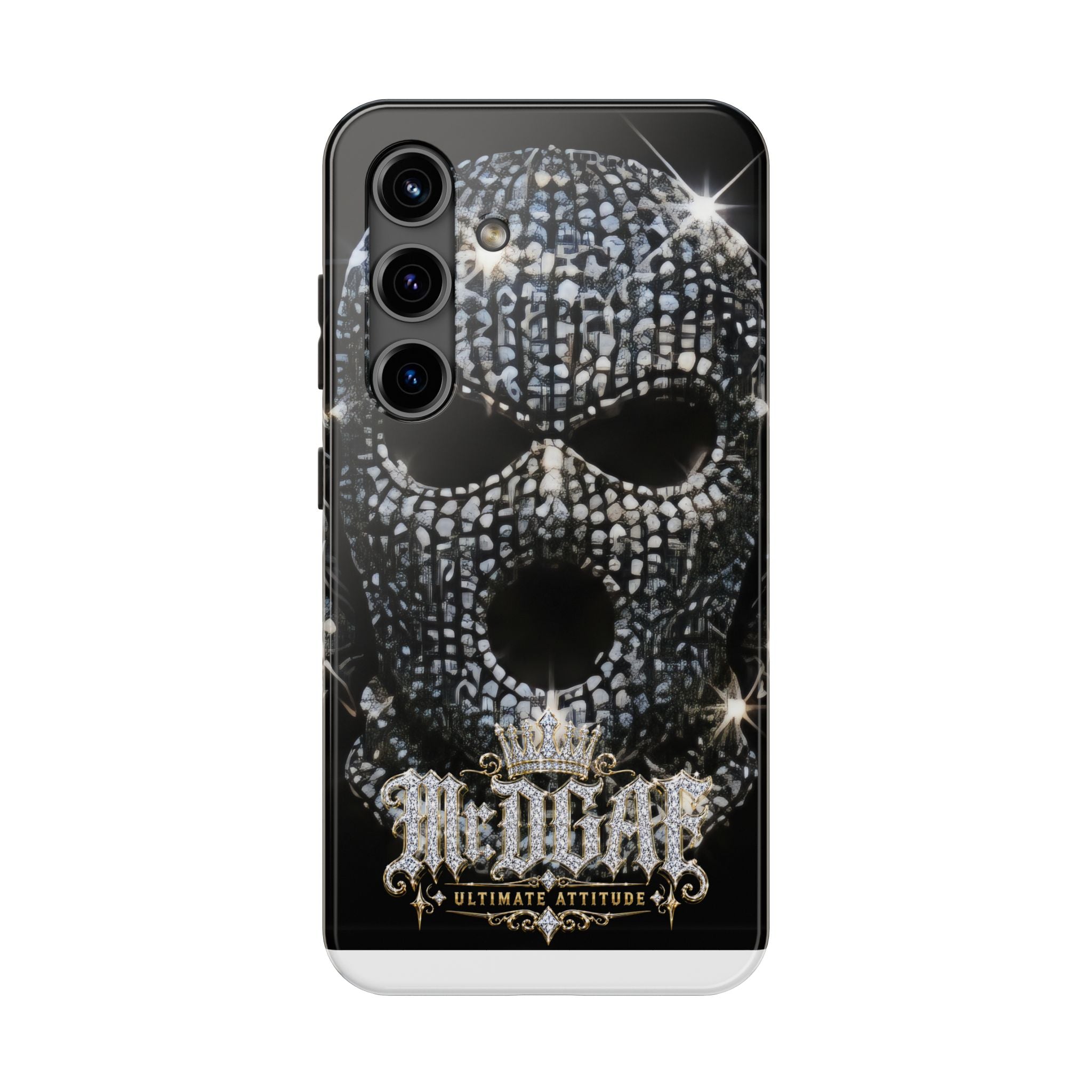 Skull Rhinestone Tough Phone Case — "Outlaw" Ultimate Attitude - mrdgaf.shop