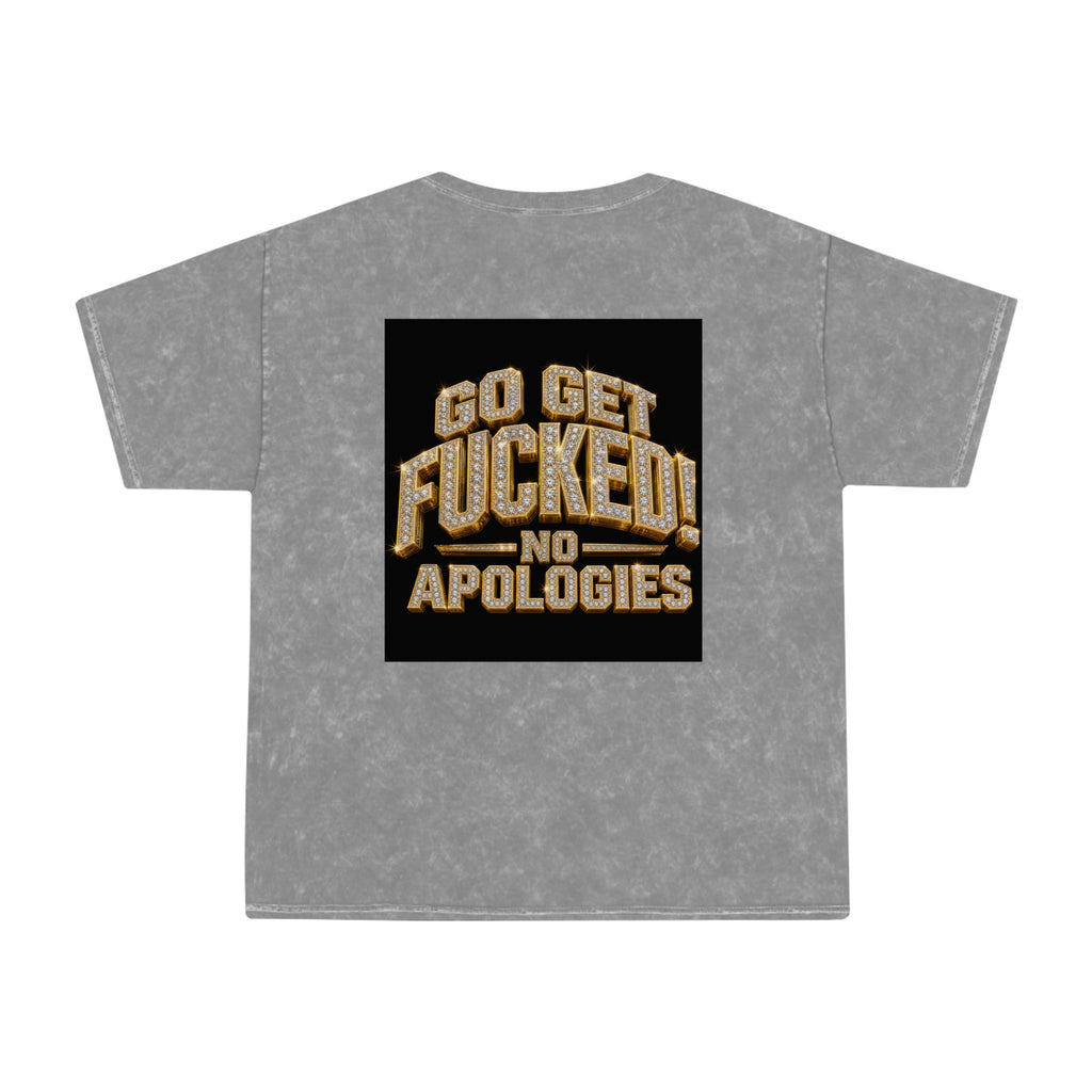 Don't Waste My F*cking Time Mineral Wash T‑Shirt — Bold Graphic Statement Tee
