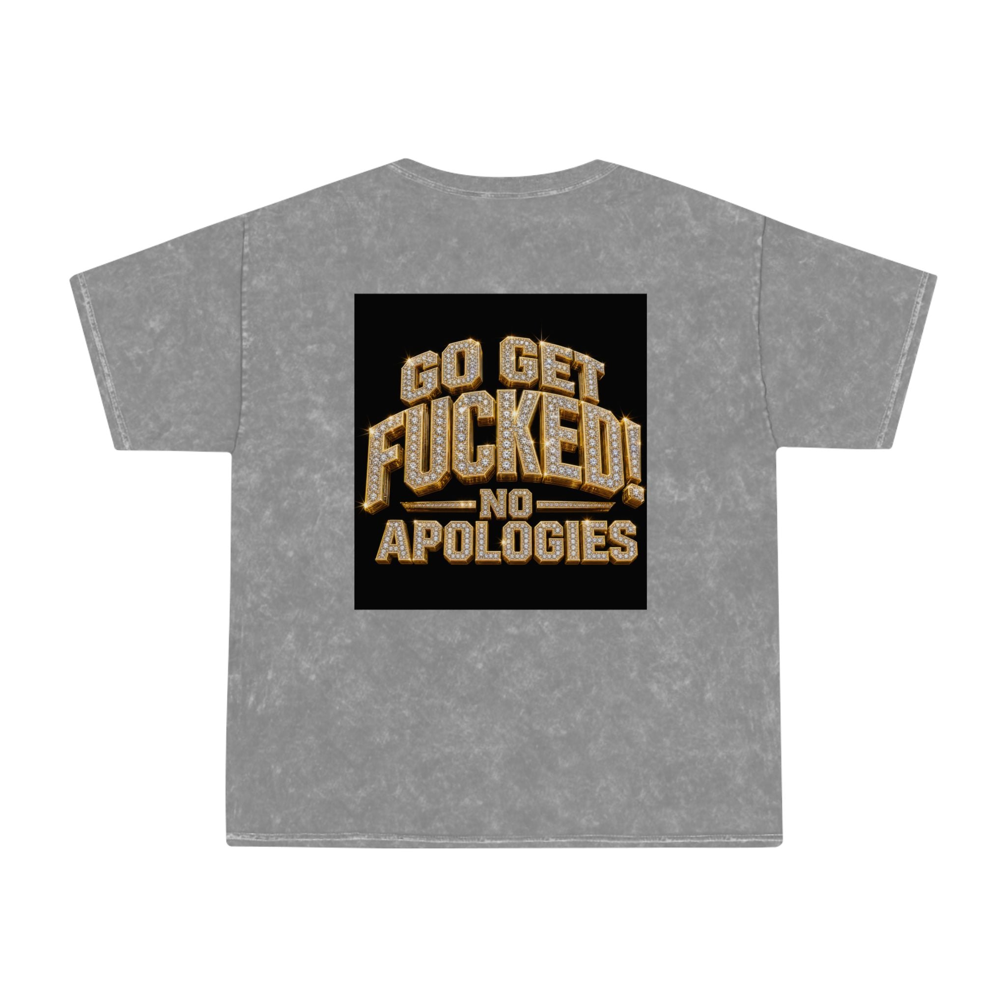 Don't Waste My F*cking Time Mineral Wash T‑Shirt — Bold Graphic Statement Tee