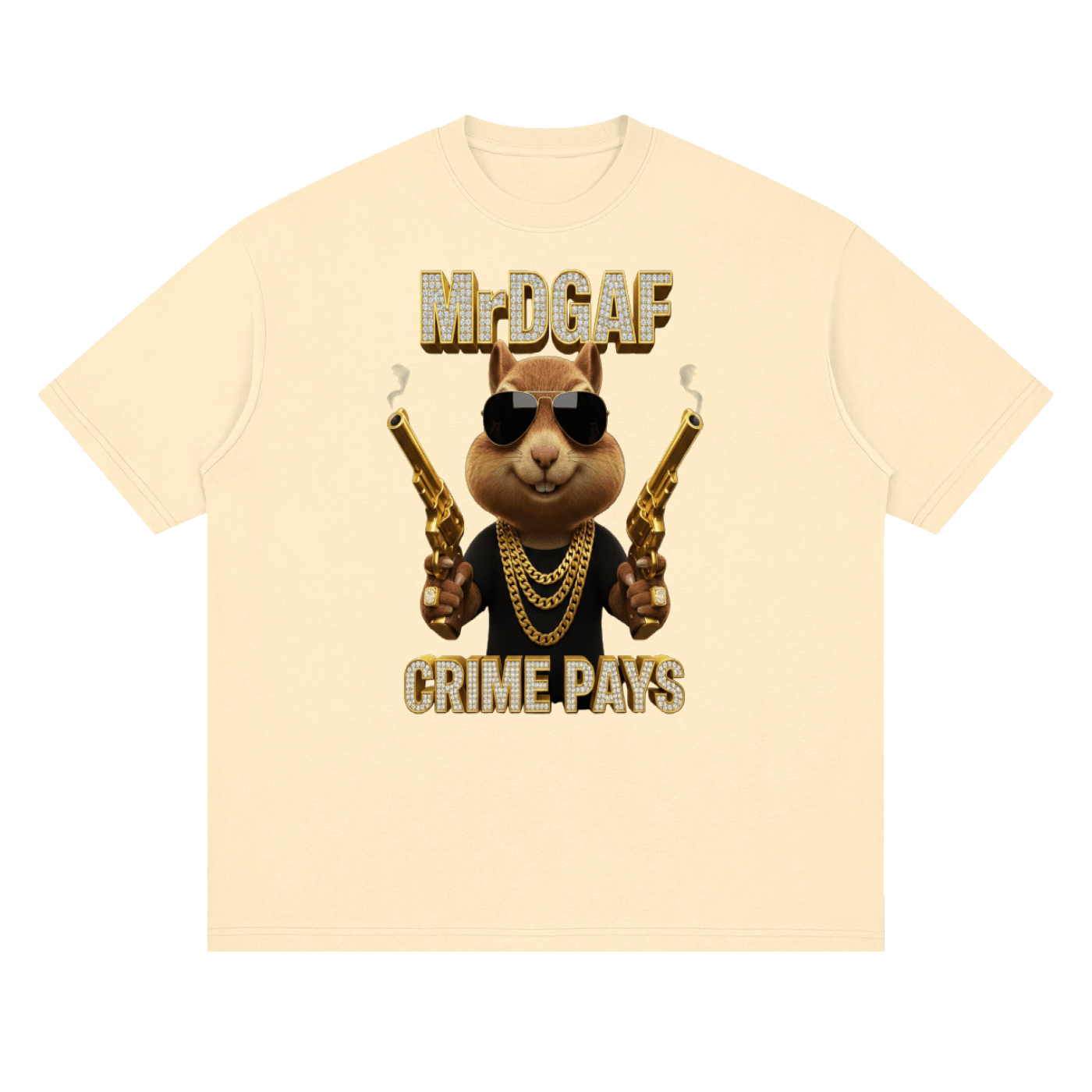 Crime Pays Graphic Tee — Mr. DGAF Dark Streetwear - mrdgaf.shop