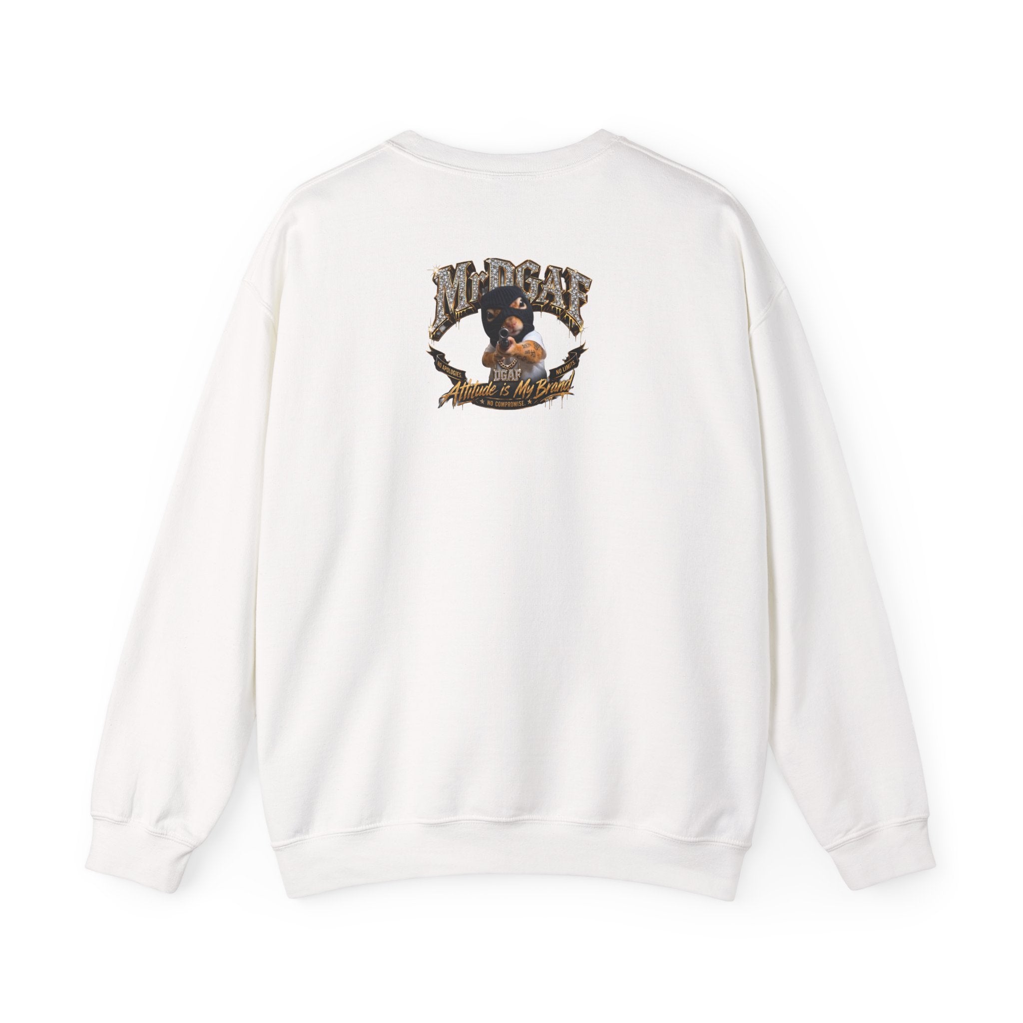 Legendary Bitch Graphic Sweatshirt – Bold Rhinestone-Style Crewneck for Women