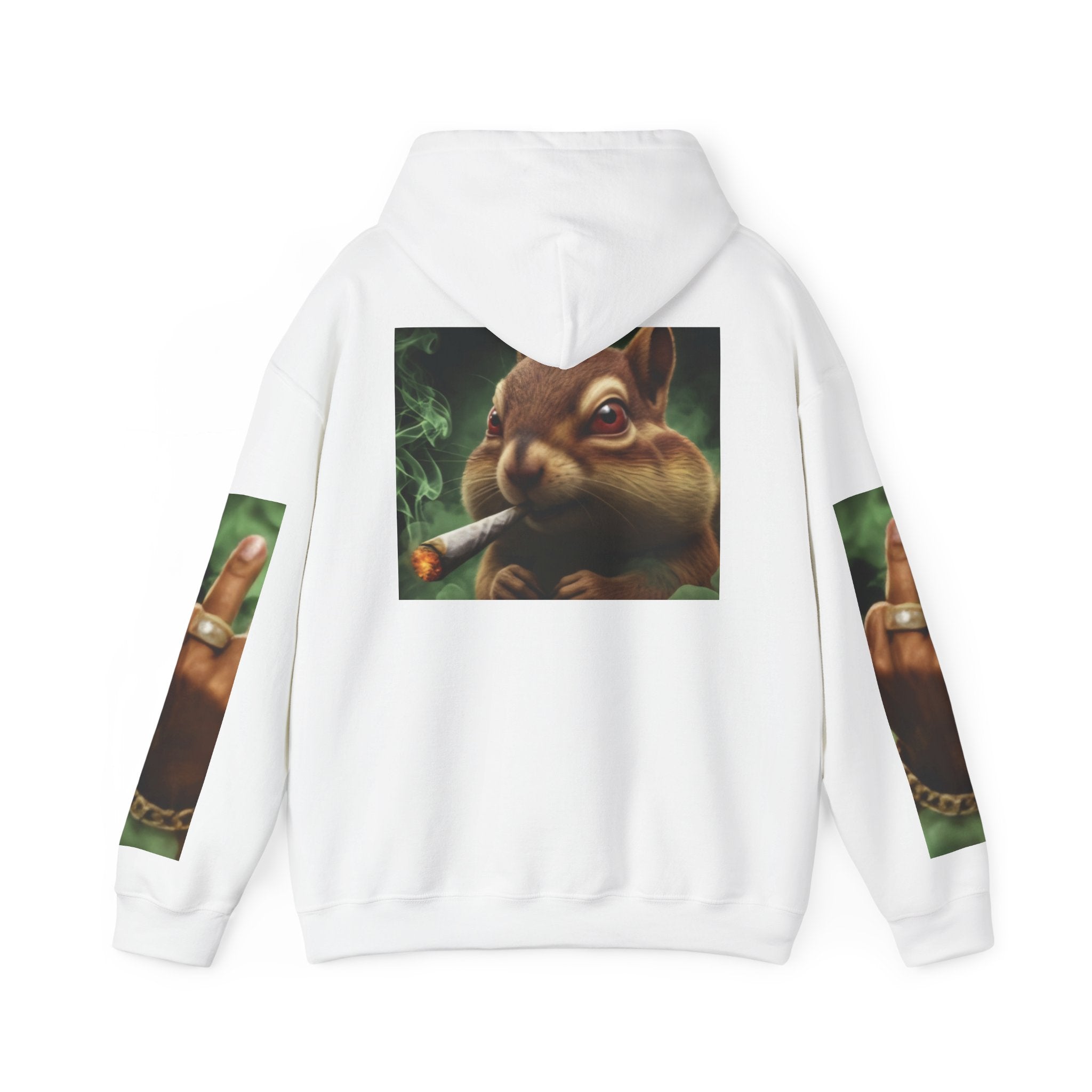 Hoodie — Smoky Chipmunk 'DGAF' Graphic Pullover