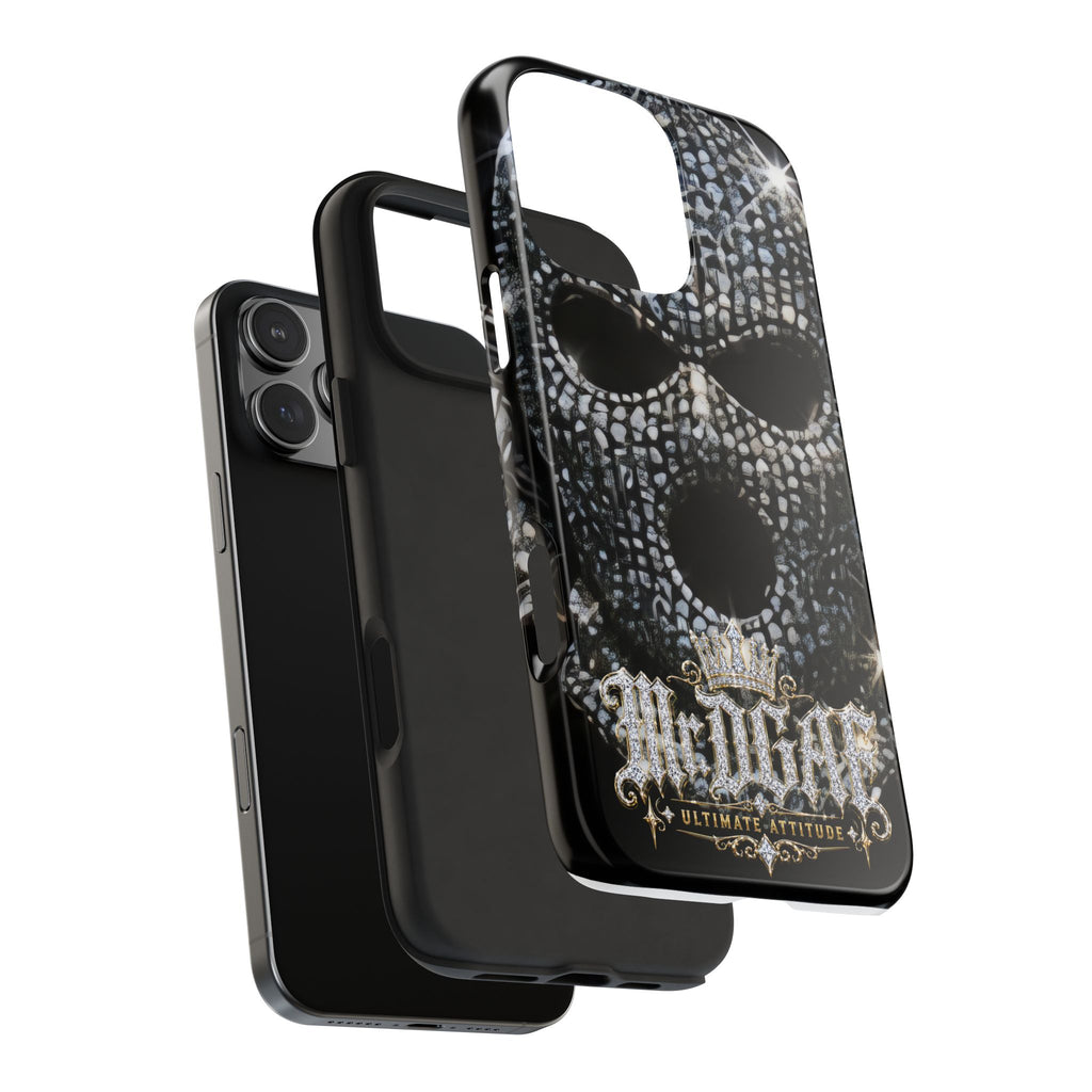 Skull Rhinestone Tough Phone Case — "Outlaw" Ultimate Attitude - mrdgaf.shop