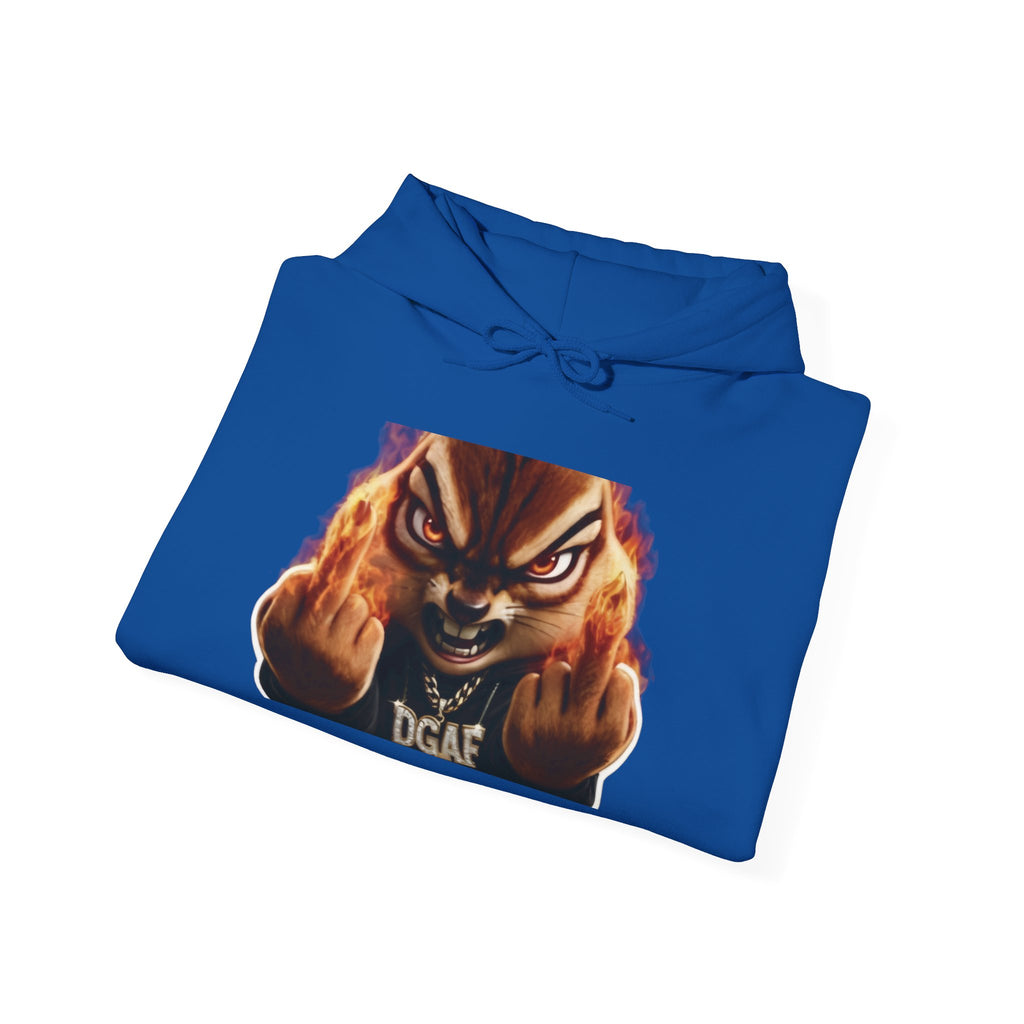 Hoodie — Smoky Chipmunk 'DGAF' Graphic Pullover