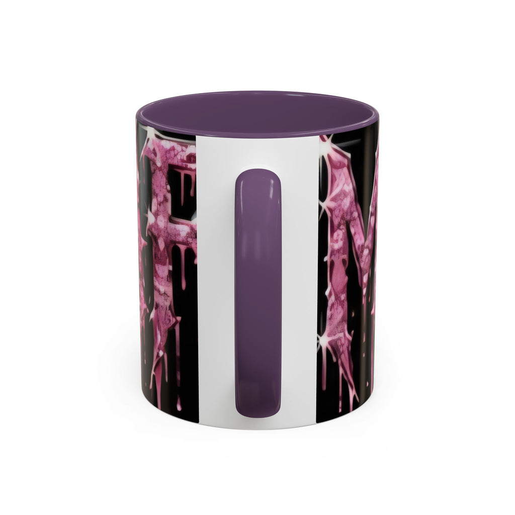 Dripping Pink Glitter Gothic Mug — Accent Coffee Cup (11/15oz) - mrdgaf.shop