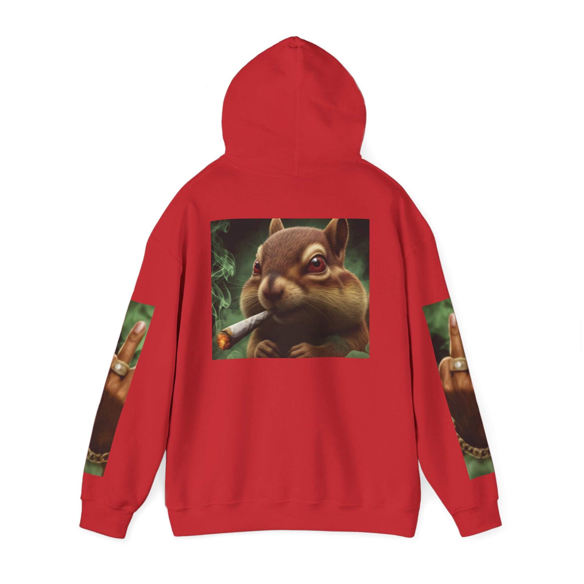 Hoodie — Smoky Chipmunk 'DGAF' Graphic Pullover