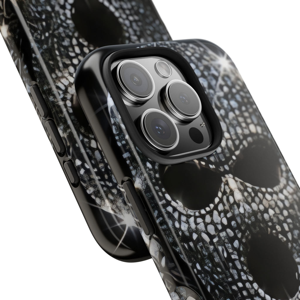 Skull Rhinestone Tough Phone Case — "Outlaw" Ultimate Attitude - mrdgaf.shop